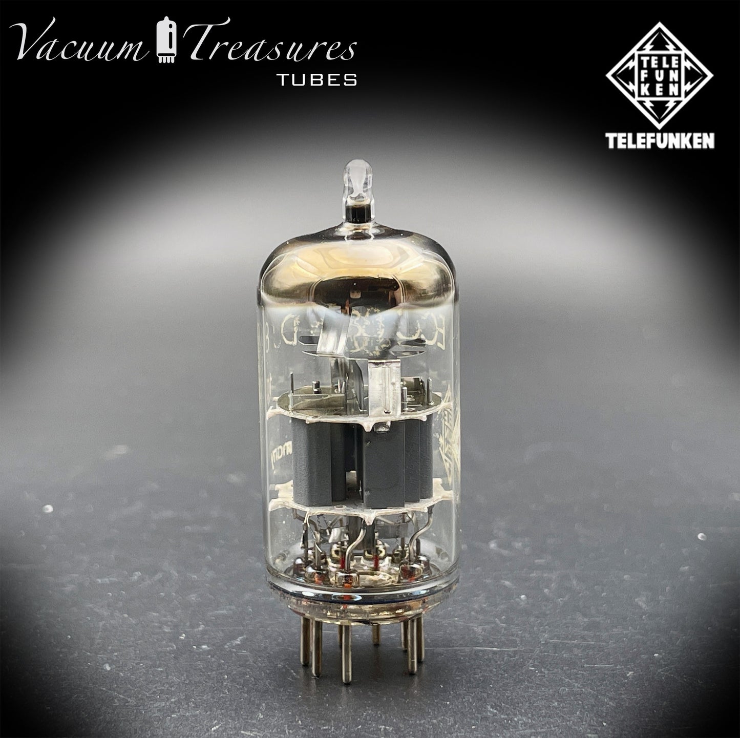ECC88 6DJ8 TELEFUNKEN Diamond <> Bottom Tested Tube Made In Western Germany '62