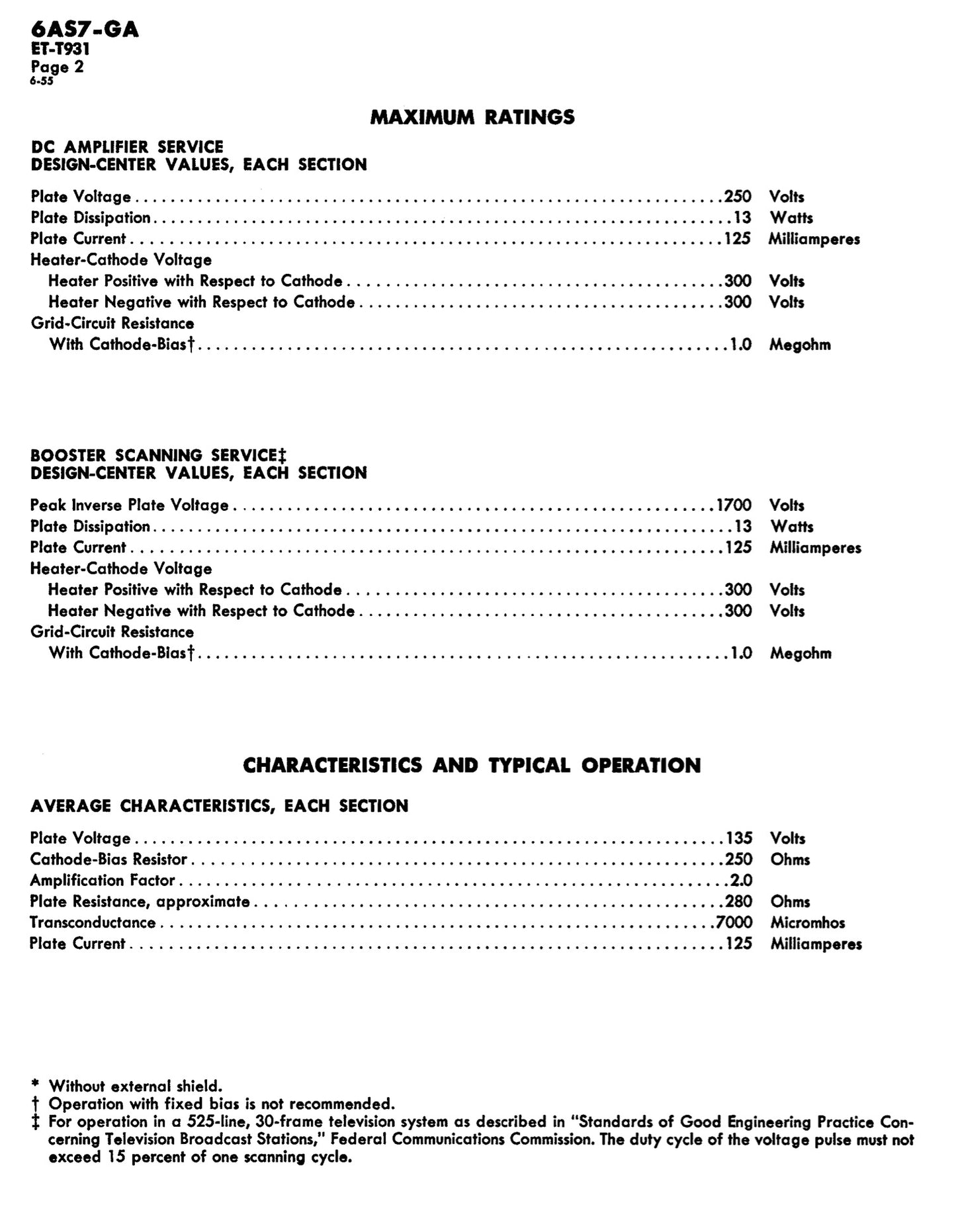 6AS7GA / 6080 GE NOS NIB Black Plate Green Print Matched Pair AMPLITREX Tested