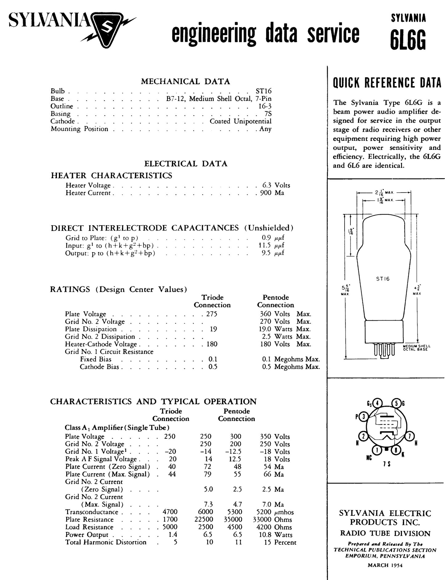 6L6G SYLVANIA Smoked Glass Square Bottom Getter - Pair - Same Factory Code 052 - Amplitrex Tested - STRONG