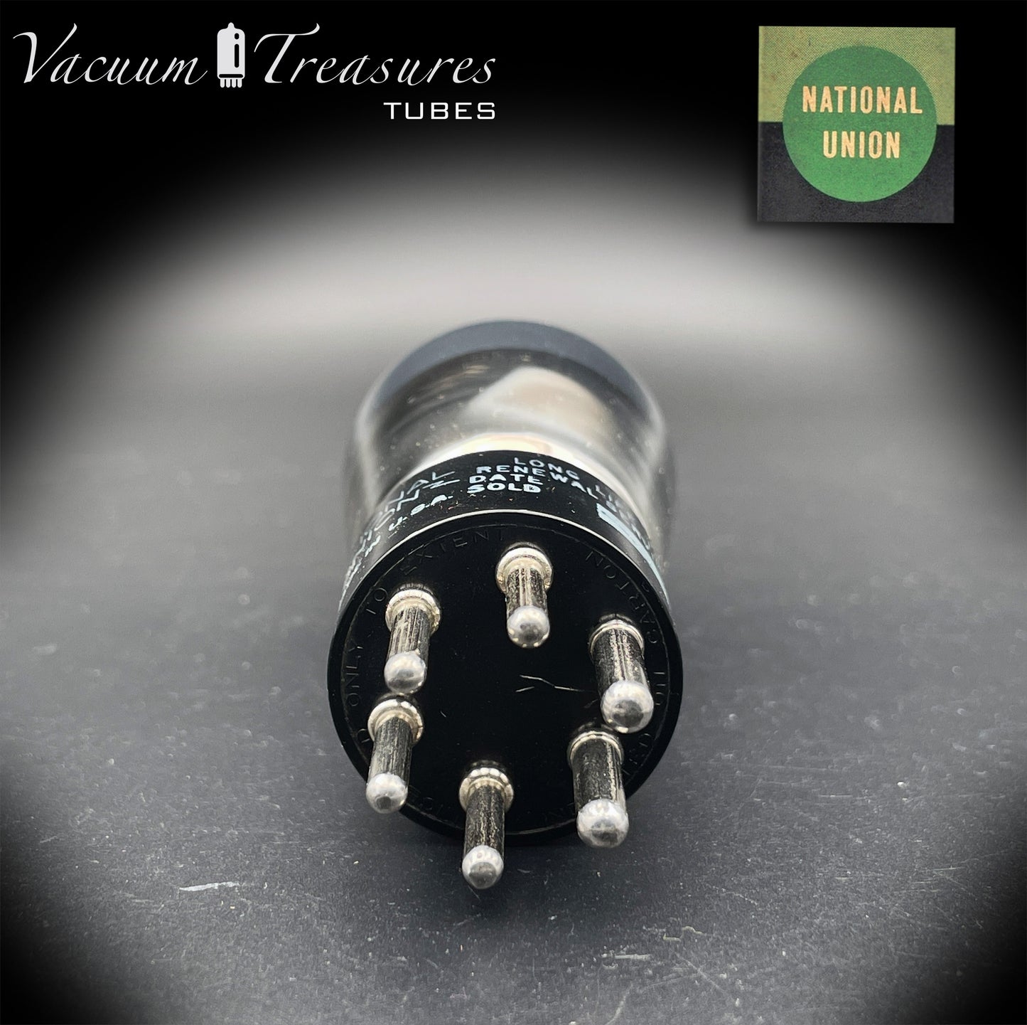 6C6 ( CK108 ) NU National Union NOS NIB Grafite Glass Tested Tube Made in USA
