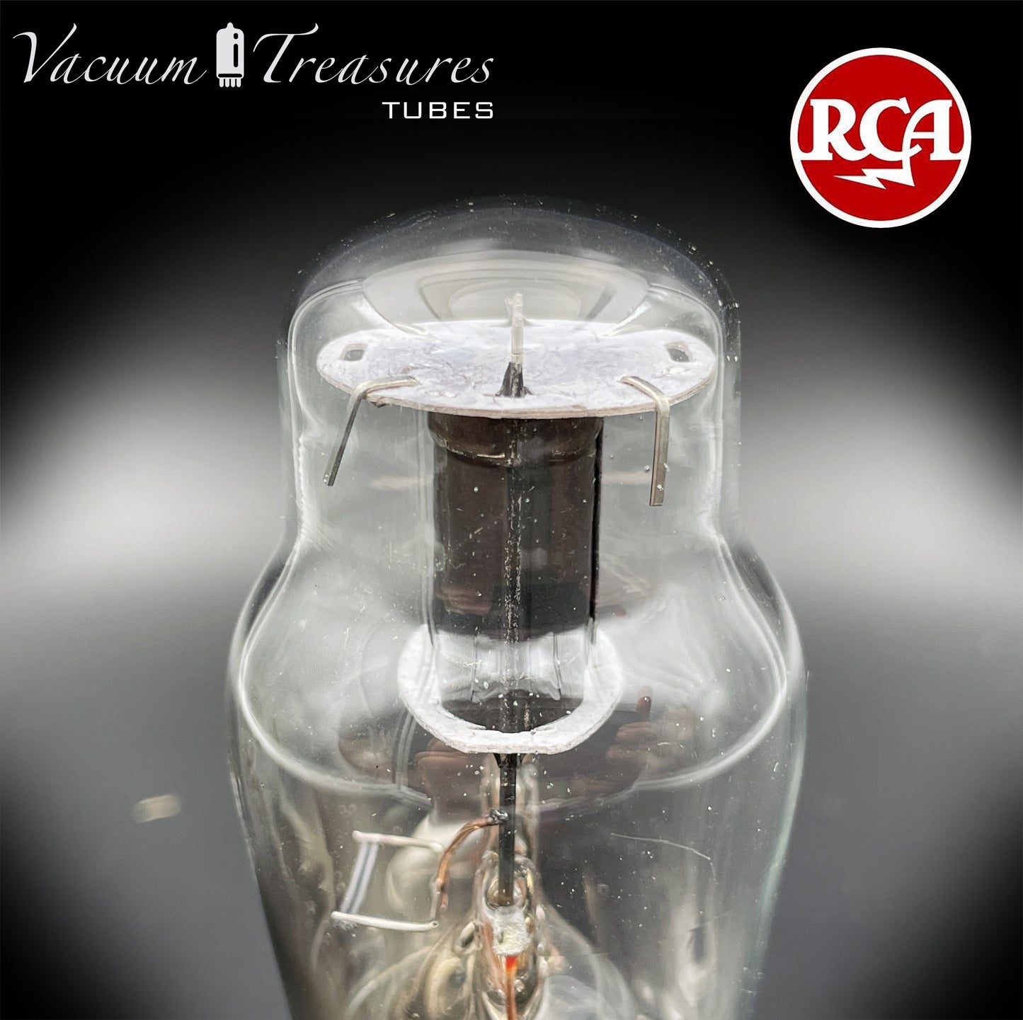 6G6G = VT-198A = 6G6GT RCA NOS NIB Tested Tube Black Plates Square Getter Power Pentode USA