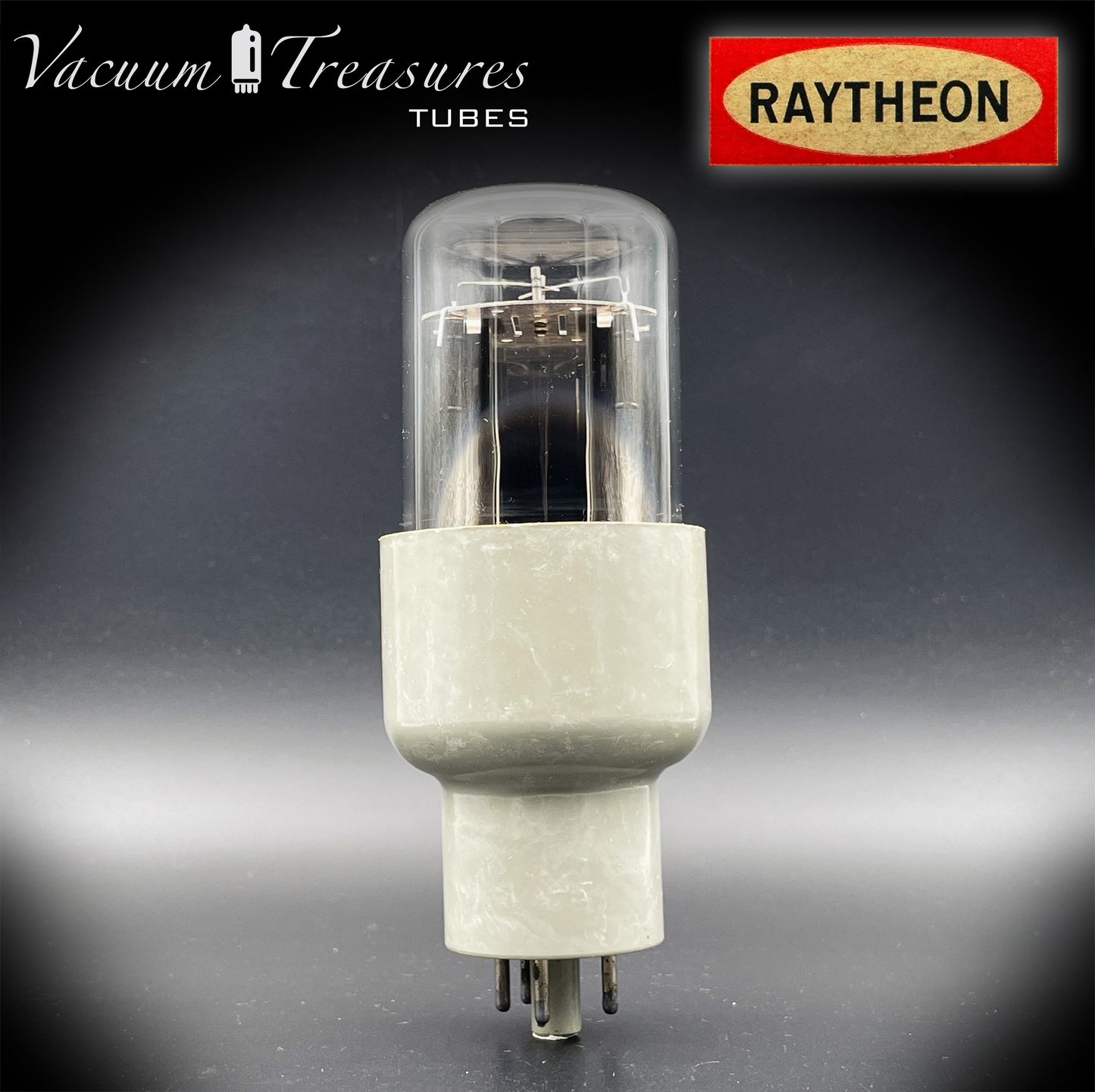 5R4WGB RAYTHEON NOS NIB Black Plates Hanging Filaments – Funke W19 Tested USA '69