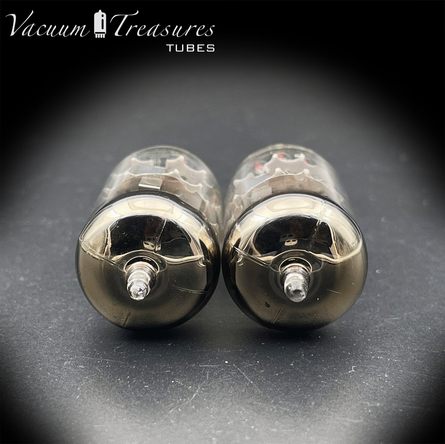 ECC88 / 6DJ8 Heerlen Δ9E (Philips Production) – D Getter – Matched Pair – Made in Holland ’50s