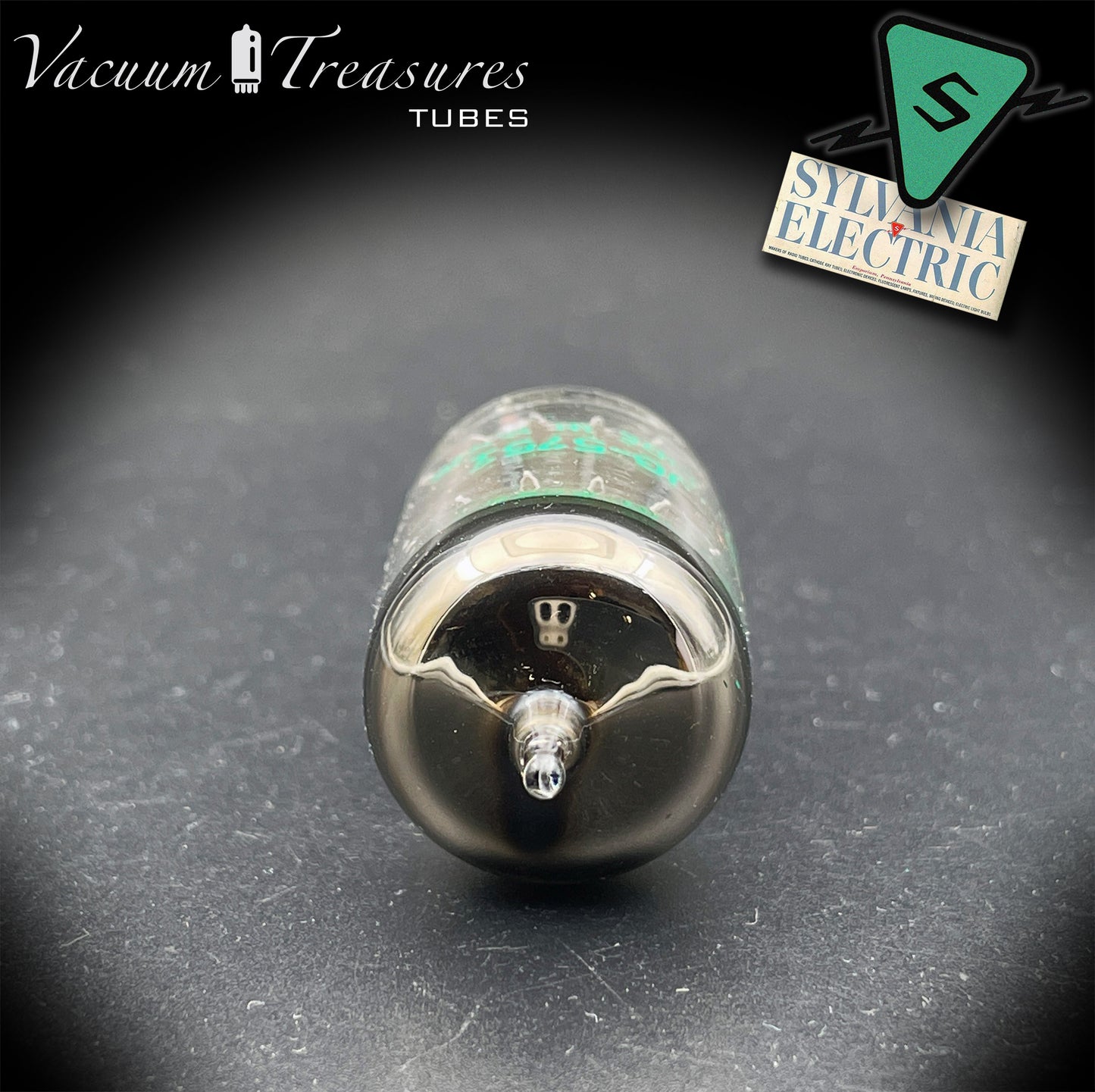 JG-5751 GE NOS Gray Plates Disc Getter Tested Tube Made in USA '65