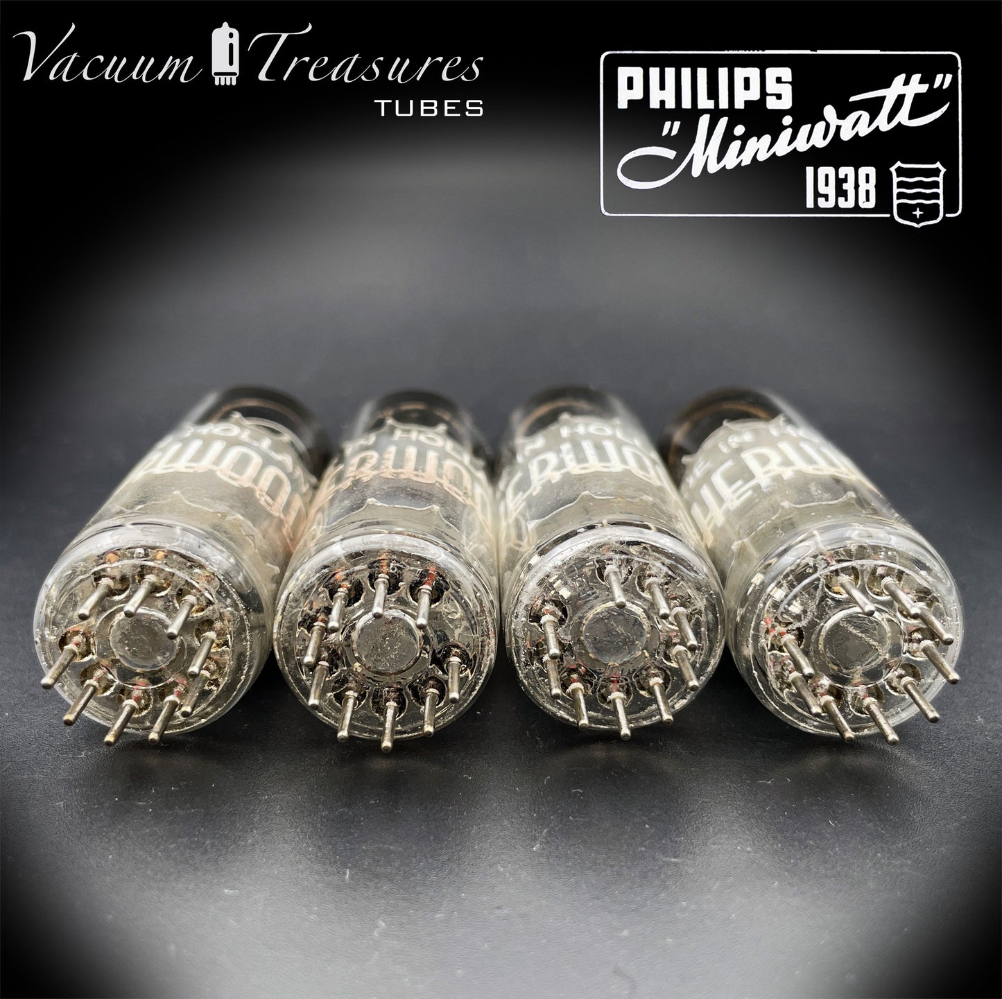 7189 SHERWOOD by Philips – Heerlen 1963 – Gray Plates – rx4 – Matched Quad – Tested 100%