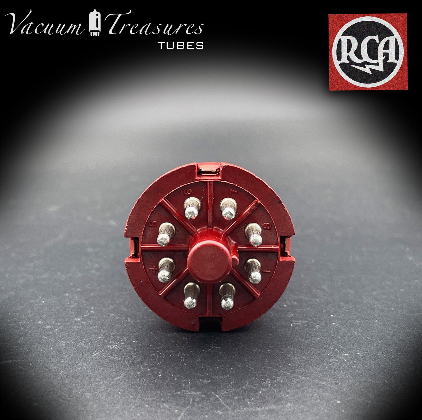 5693 ( CV3699 ) RCA NOS SPECIAL RED AMPLITREX Tested Tube MADE IN USA '52
