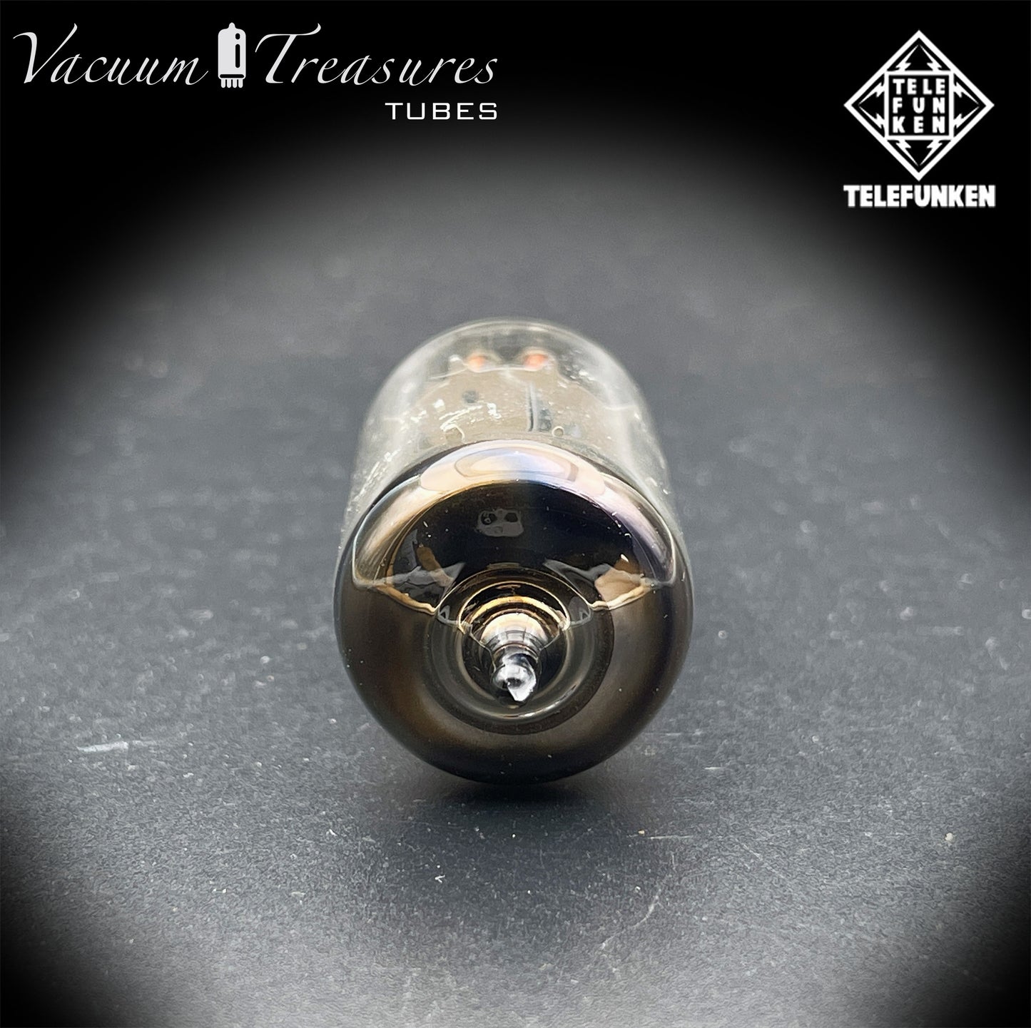 12AX7 / ECC83 NOS TELEFUNKEN Tested Tube - Ribbed Plates Diamond Bottom Made in Germany