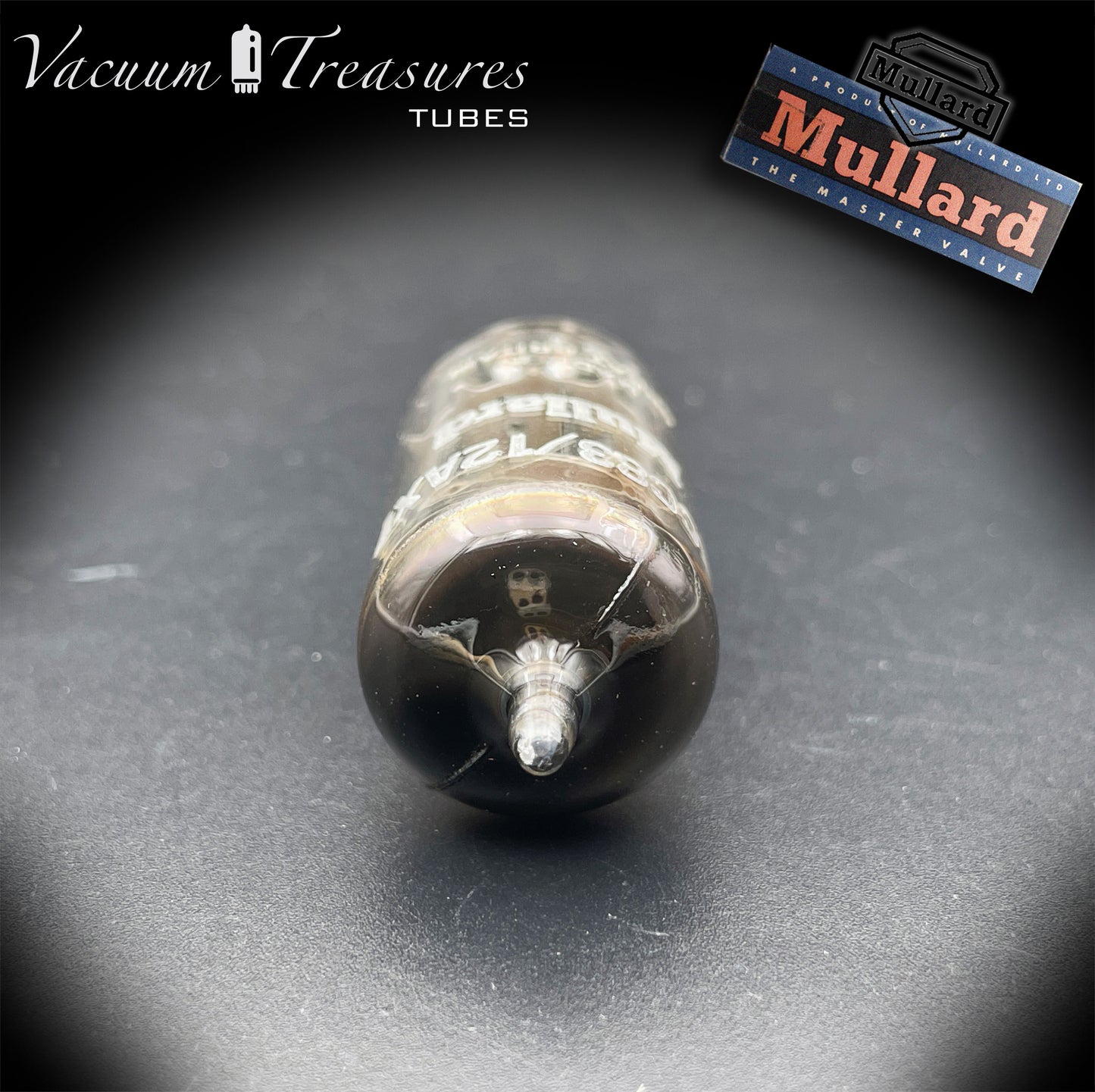 12AX7 ( ECC83 ) MULLARD NOS Blackburn Short Plates Halo Getter Tested Tube MADE IN GREAT BRITAIN '63