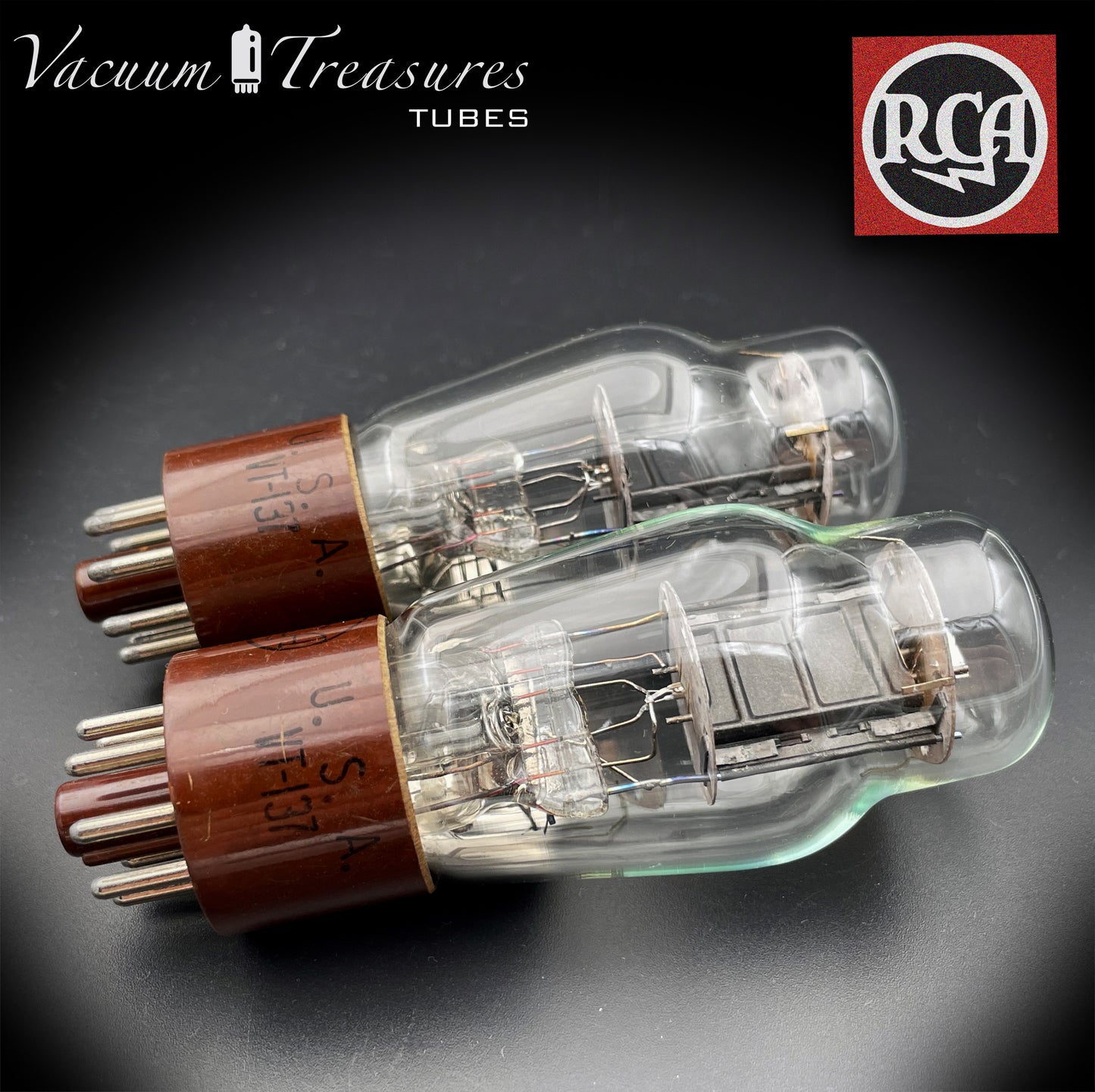 1626 ( VT-137 ) RCA NOS Power Triode for Darling-Amp Matched Pair MADE IN USA