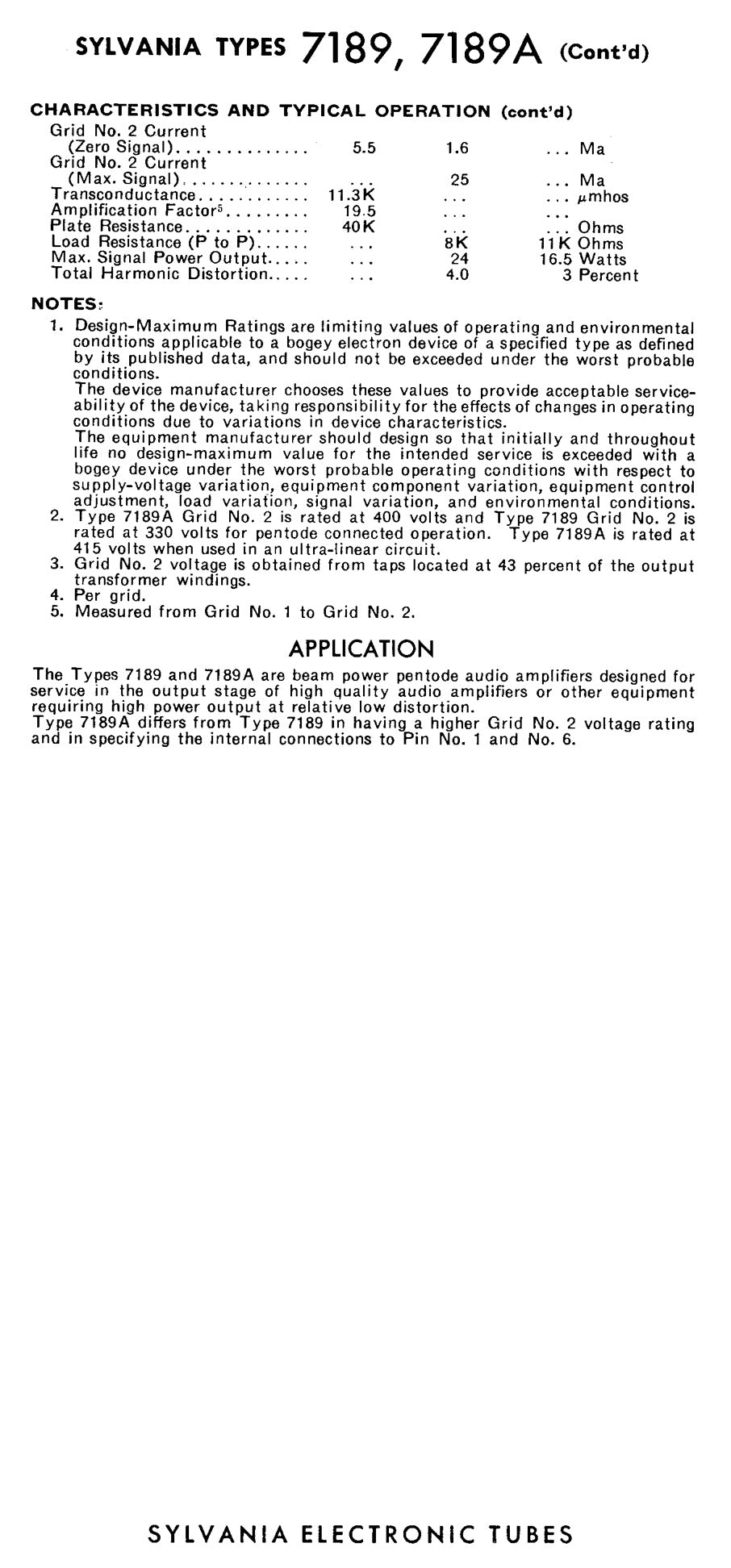 7189 SHERWOOD by Philips – Heerlen 1963 – Gray Plates – rx4 – Matched Pair – Tested 100%
