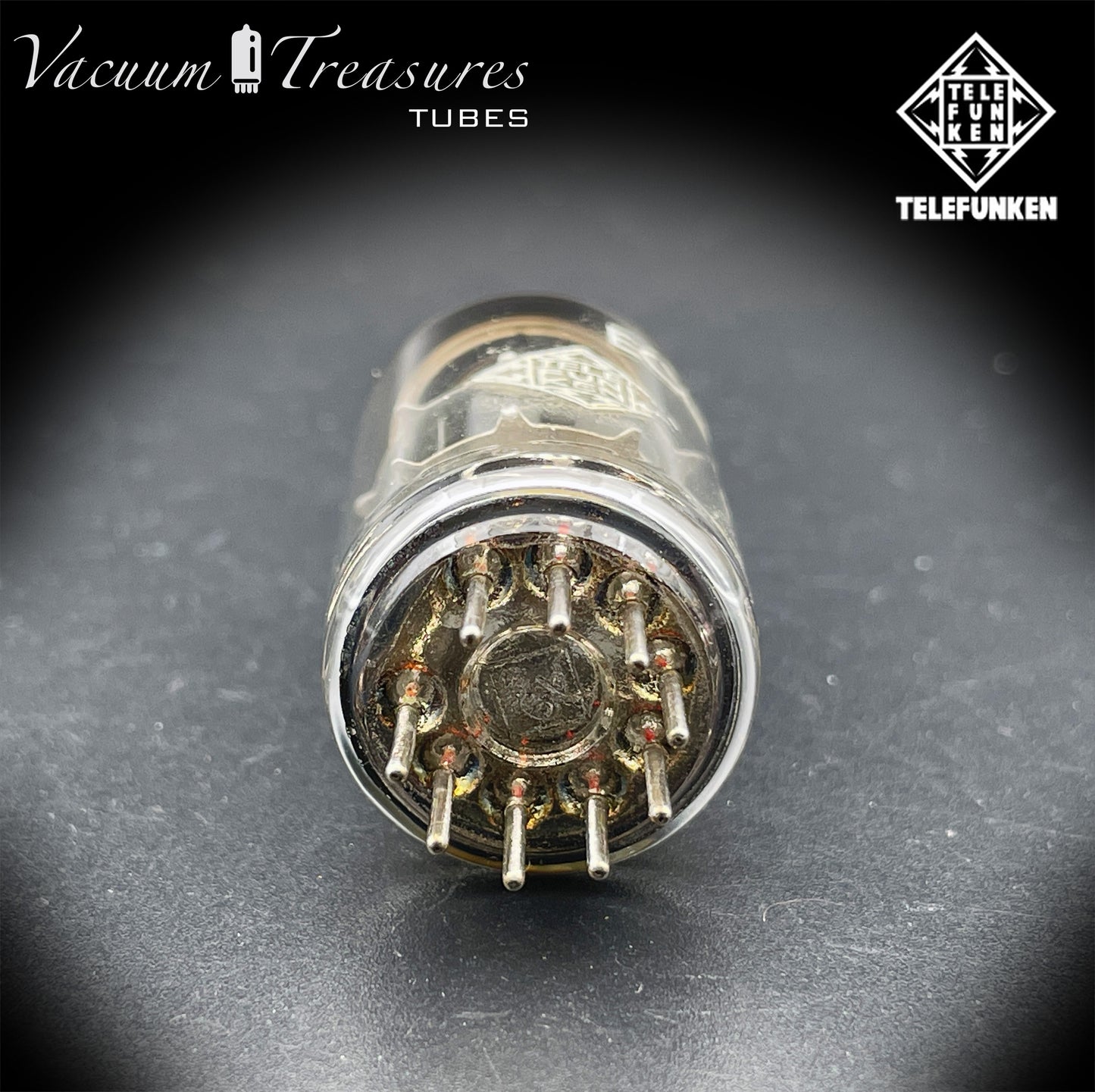 ECC88 6DJ8 TELEFUNKEN Diamond <> Bottom Tested Tube Made In Western Germany '62