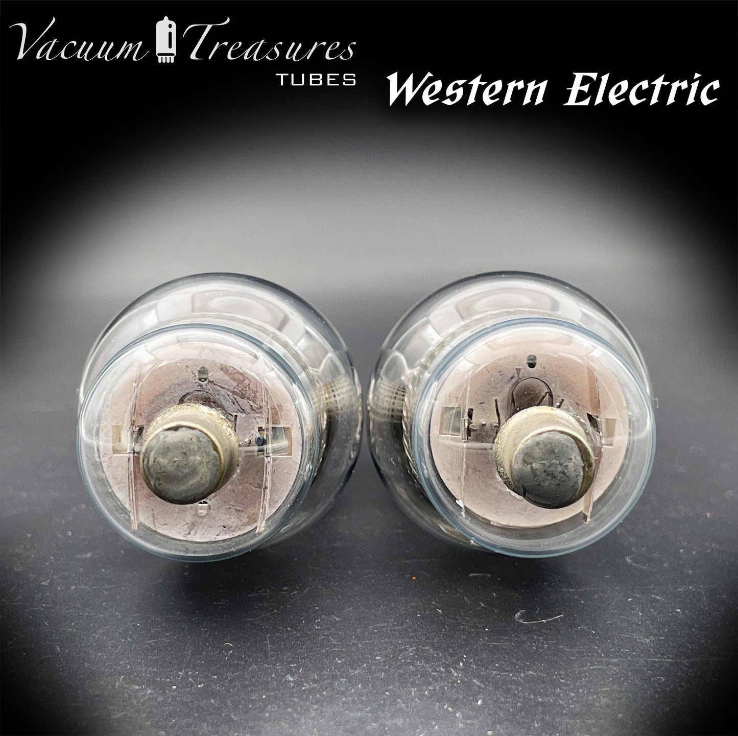 Western Electric 310A Mesh Plates – Matched Pair – Square Getter – AMPLITREX Tested – Made in USA