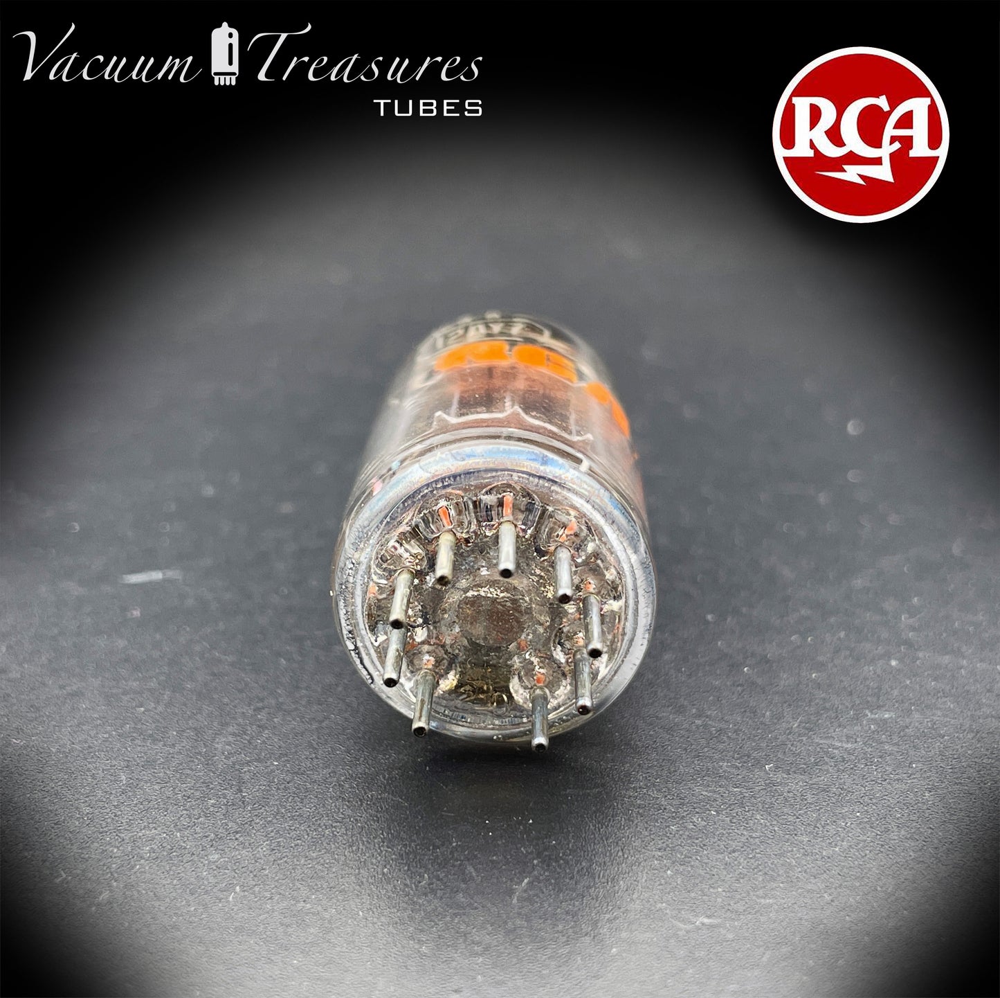 12AY7 RCA NOS NIB Gray Plates O Getter Tested Tube MADE IN USA