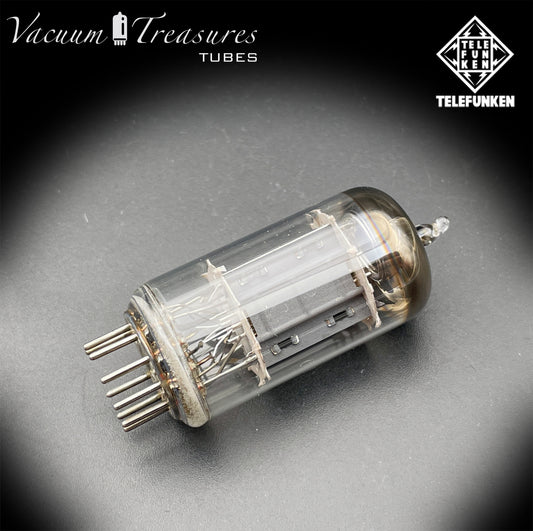 12AX7 / ECC83 TELEFUNKEN Tested Tube – Ribbed Plates Diamond Bottom Made in Germany