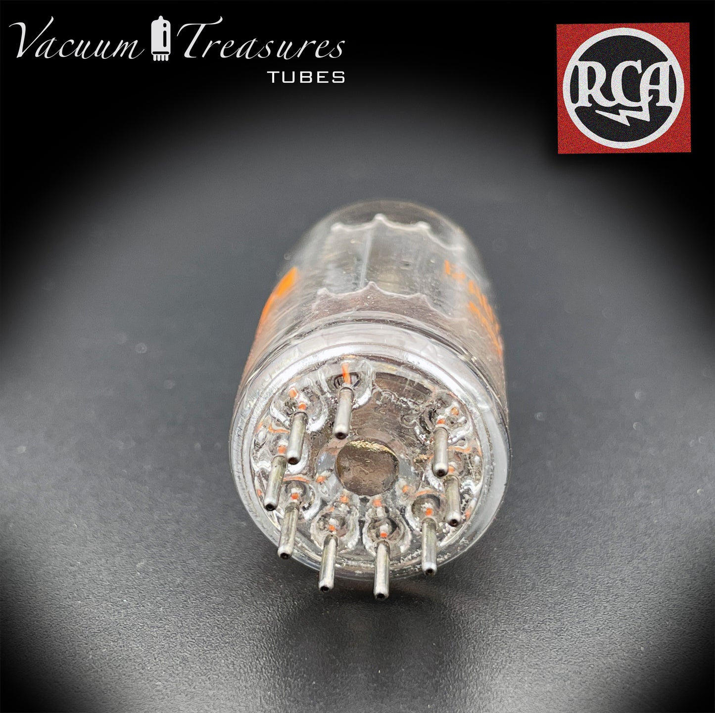 12AU7 A ( ECC82 ) RCA NOS NIB Long Gray Plates Halo Getter Tested Tubes Made in USA