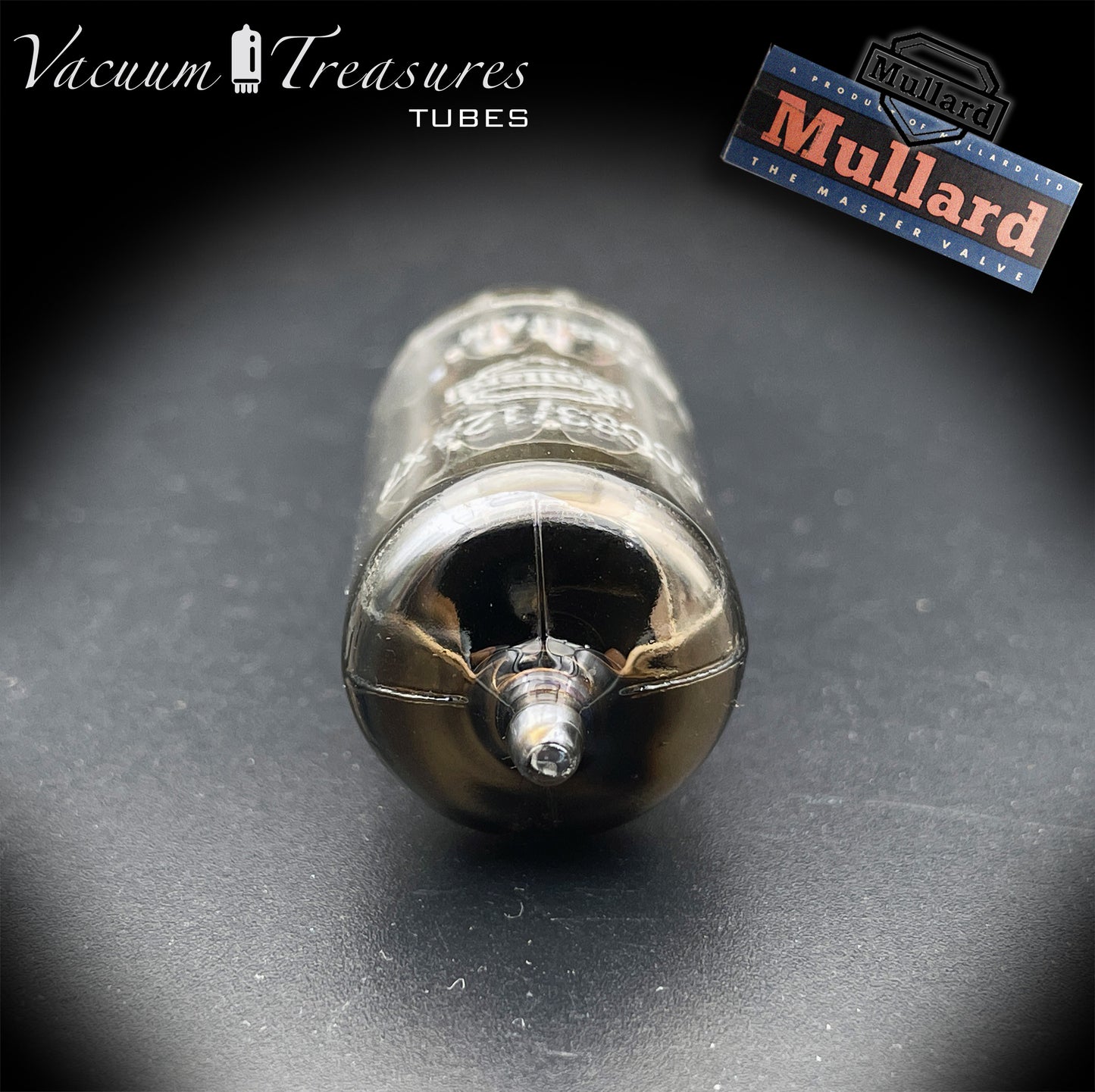 12AX7 / ECC83 NOS MULLARD Blackburn 1959 – Long Gray Plates – Halo Getter – Balanced Section