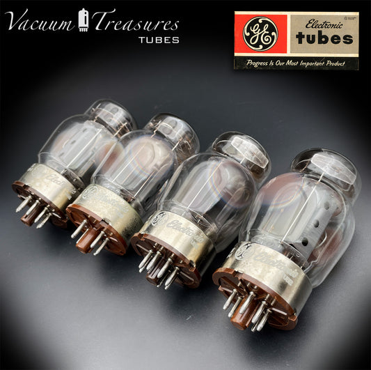 6550 GE by TUNG-SOL Type 2 – 4th Generation - AMPLITREX Matched Quad - Made in USA