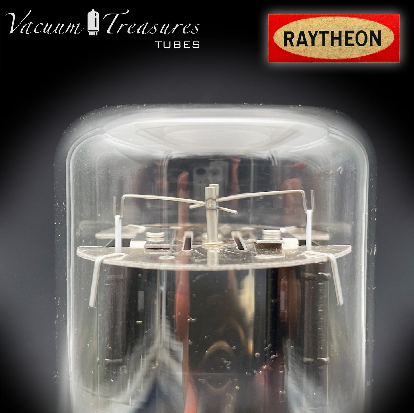 5R4WGB RAYTHEON NOS NIB Black Plates Hanging Filaments – Funke W19 Tested USA '69