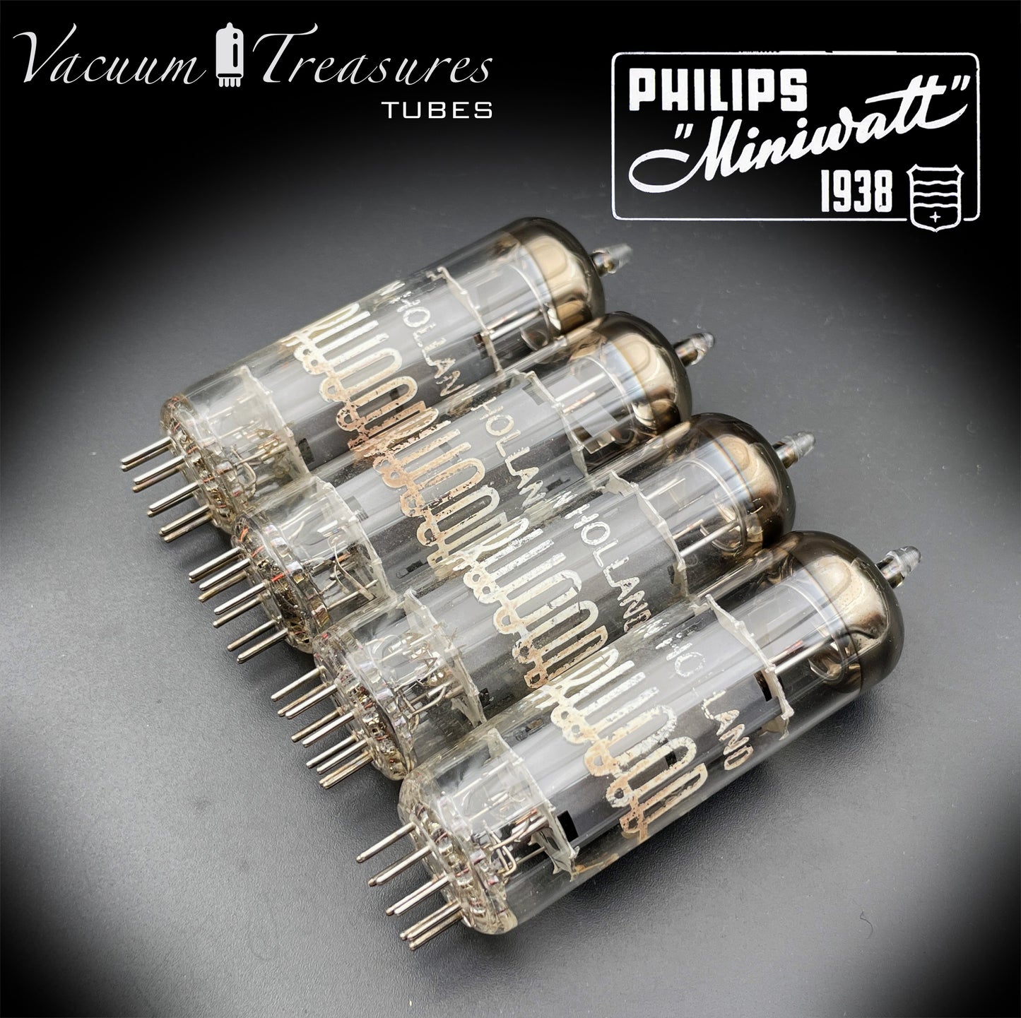 7189 SHERWOOD by Philips – Heerlen 1963 – Gray Plates – rx4 – Matched Quad – Tested 100%