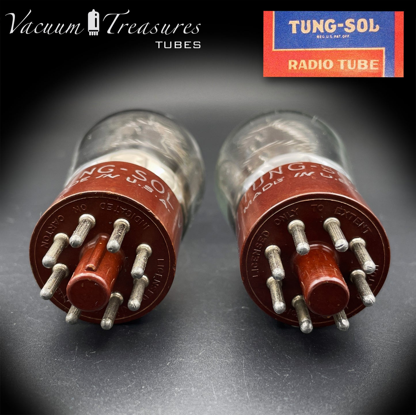 1626 ( VT-137 ) TUNG-SOL NOS Power Triode for Darling-Amp Matched Pair MADE IN USA