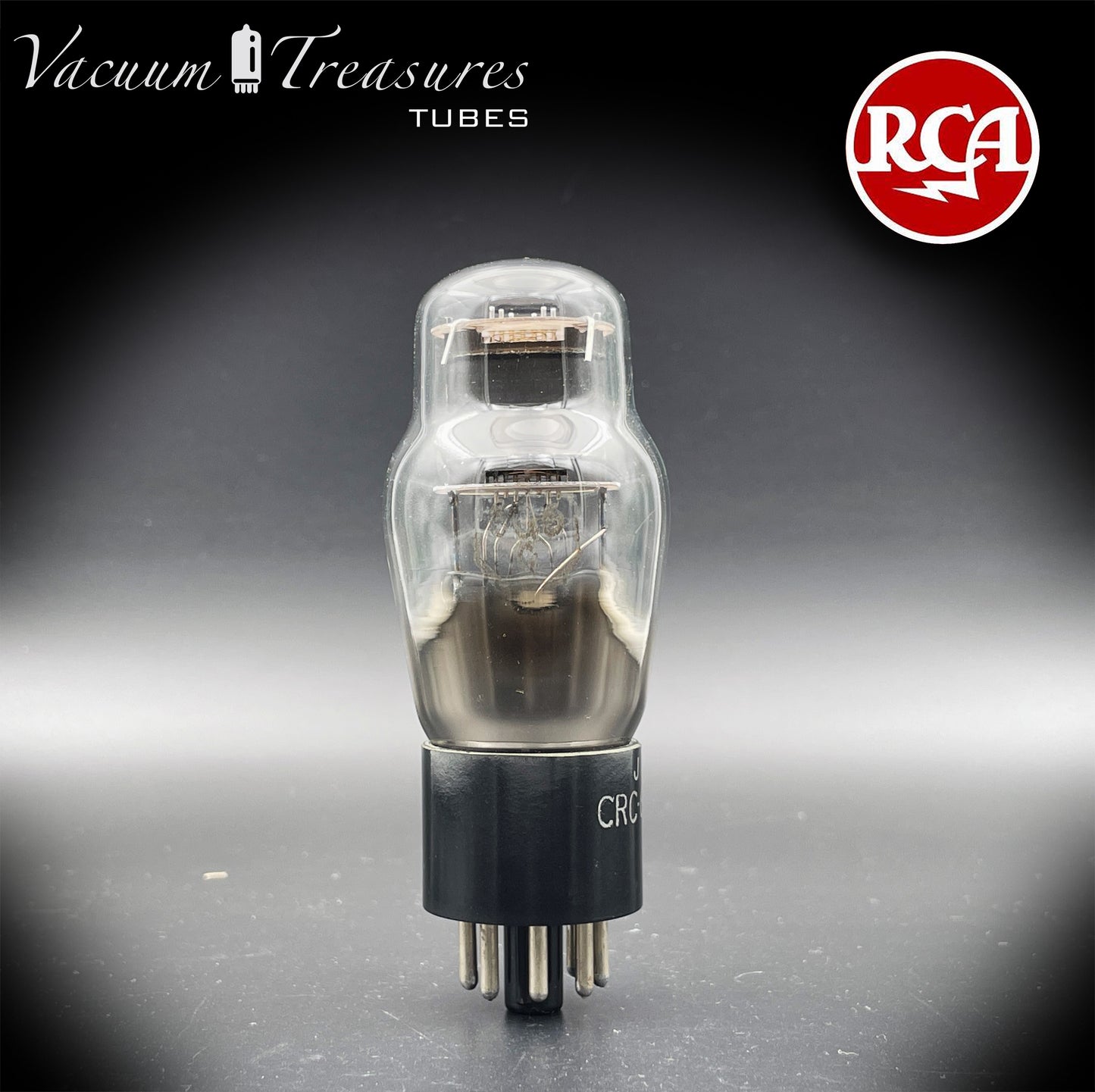 6G6G = VT-198A = 6G6GT RCA NOS NIB Tested Tube Black Plates Square Getter Power Pentode USA