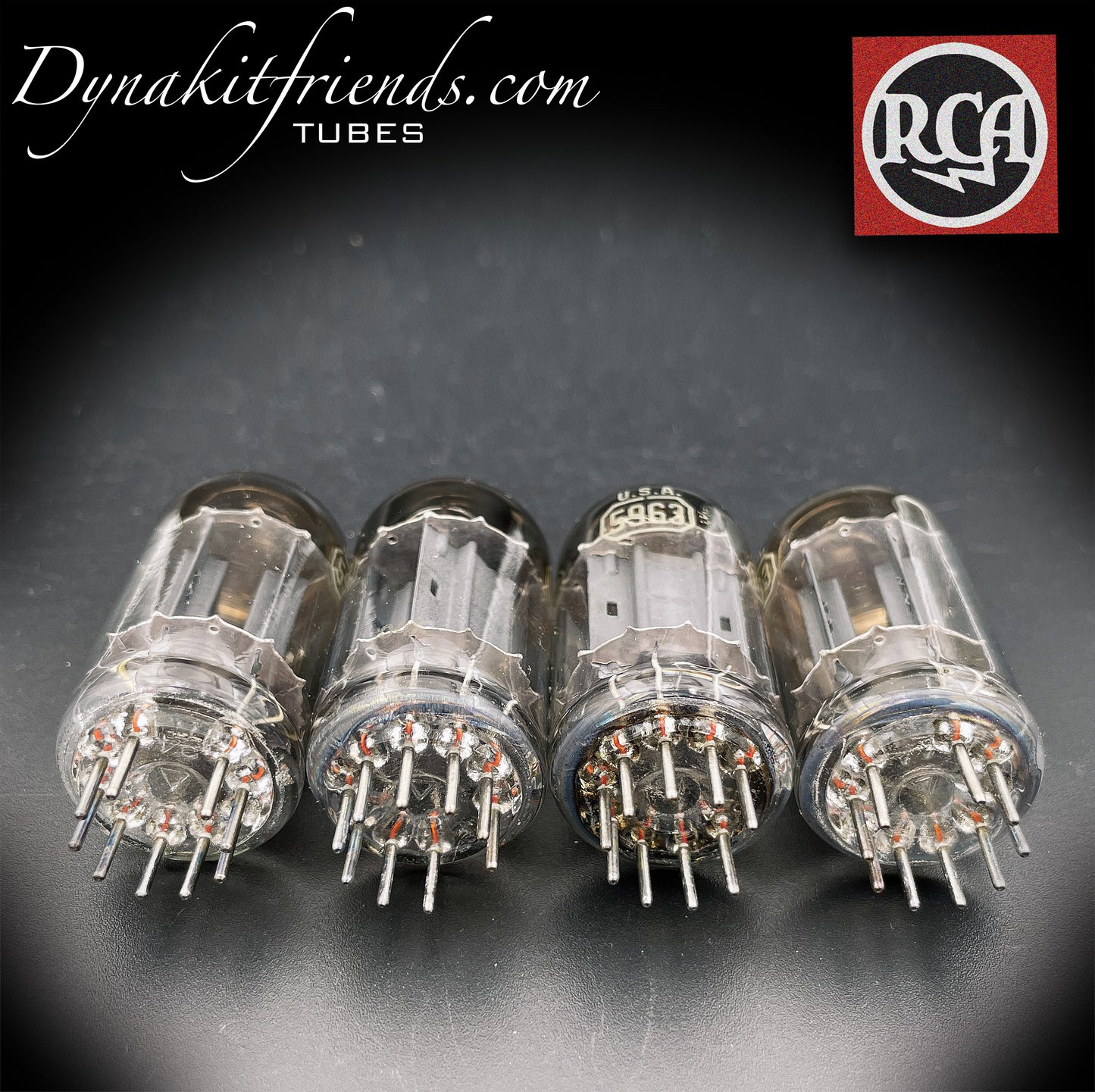 5963 (ECC82 12AU7 WA) RCA NOS-angepasste Röhren Geräuscharme und abgestimmte Mikrofon-Röhren Hergestellt in den USA