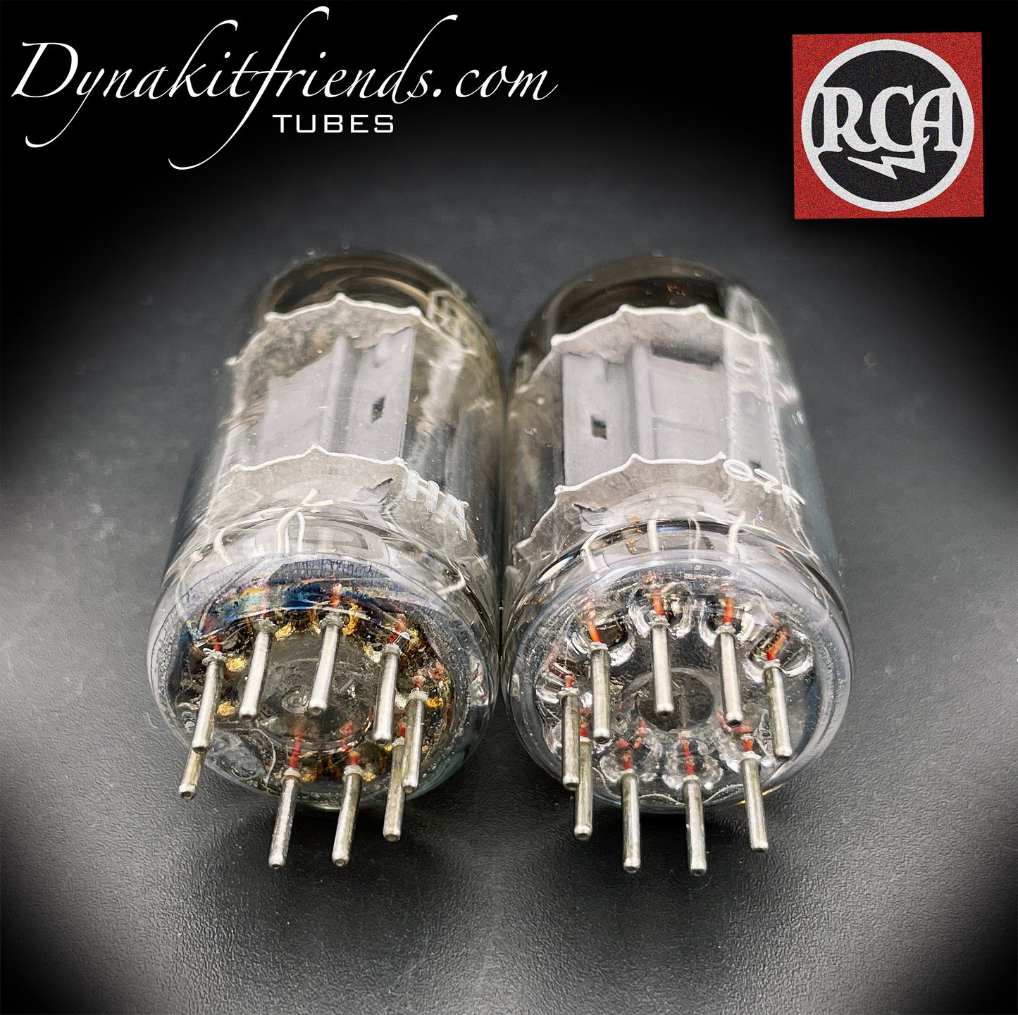 5963 (ECC82 12AU7 WA) Tubos combinados RCA NOS Tubos combinados de bajo ruido y microfónicos Fabricados en EE. UU.