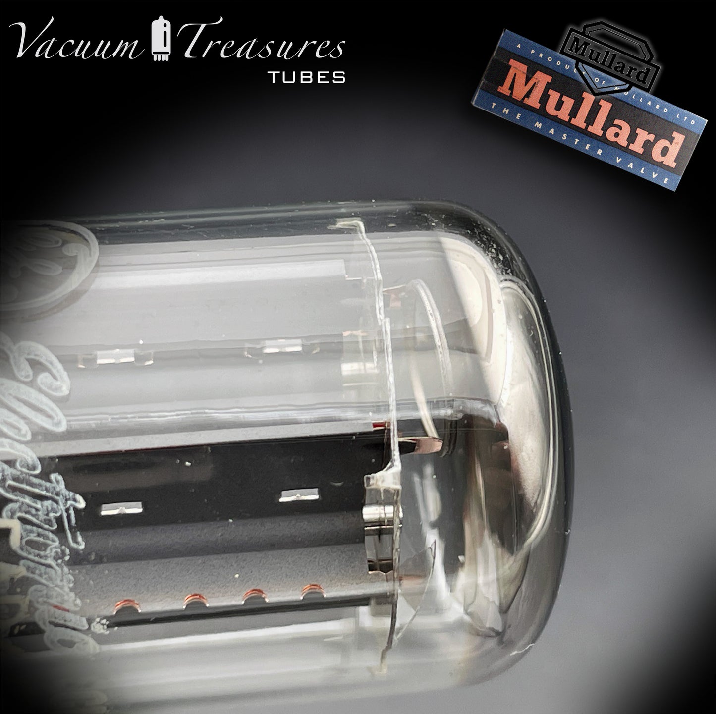 GZ34 / 5AR4 MULLARD NOS Brand GE Blackburn f32 Copper Plates – 7 Notches – Made in Great Britain '65