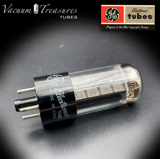 5Y3GT / 5Z2P GE NOS Black Plates D Getter Tube Rectifier Made in USA