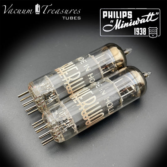 7189 SHERWOOD by Philips – Heerlen 1963 – Gray Plates – rx4 – Matched Pair – Tested 100%