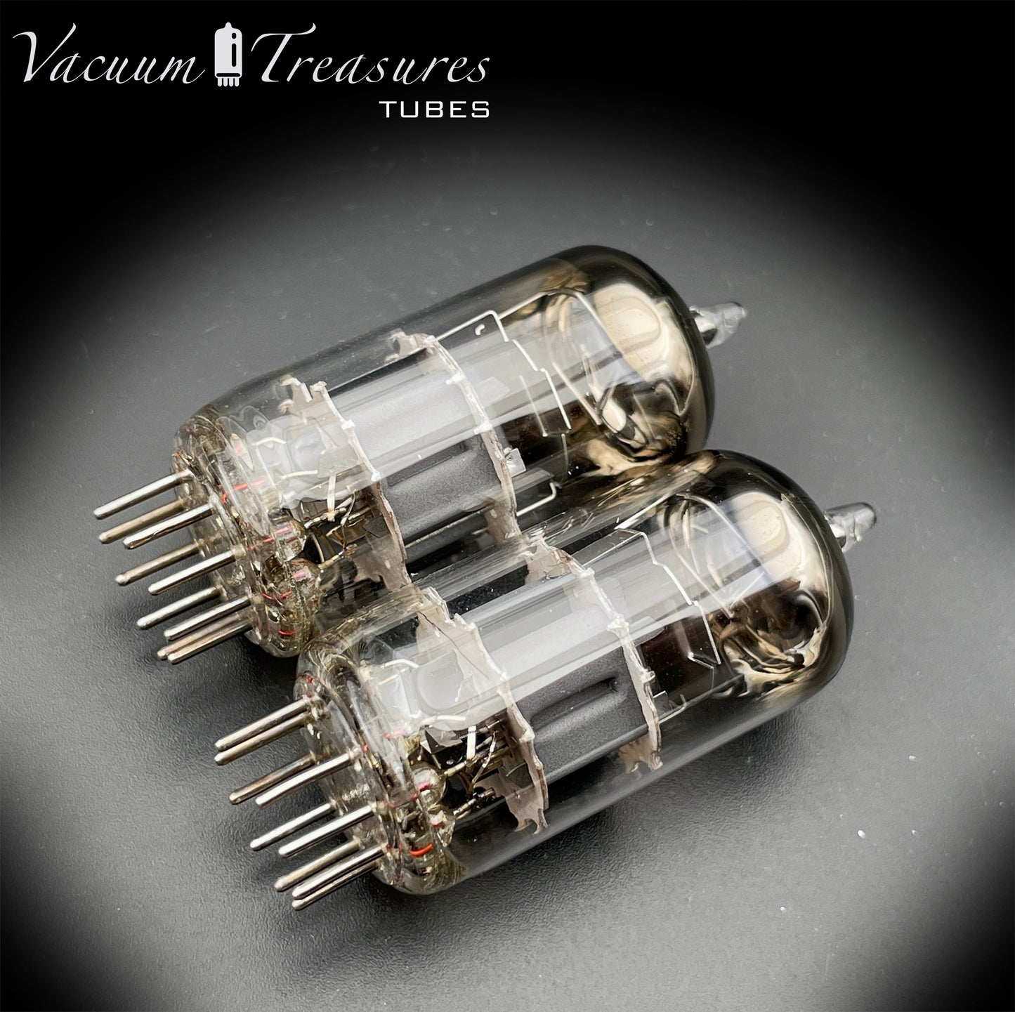 ECC88 / 6DJ8 Heerlen Δ9E (Philips Production) – D Getter – Matched Pair – Made in Holland ’50s