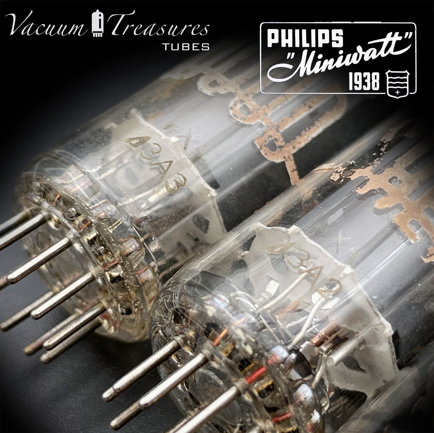 7189 SHERWOOD by Philips – Heerlen 1963 – Gray Plates – rx4 – Matched Quad – Tested 100%