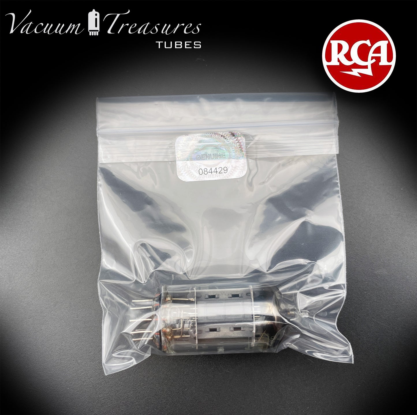 12AX7 ECC83 Baldwin/RCA Long Gray Square Tilt Getter Tested Tube Made in USA '60