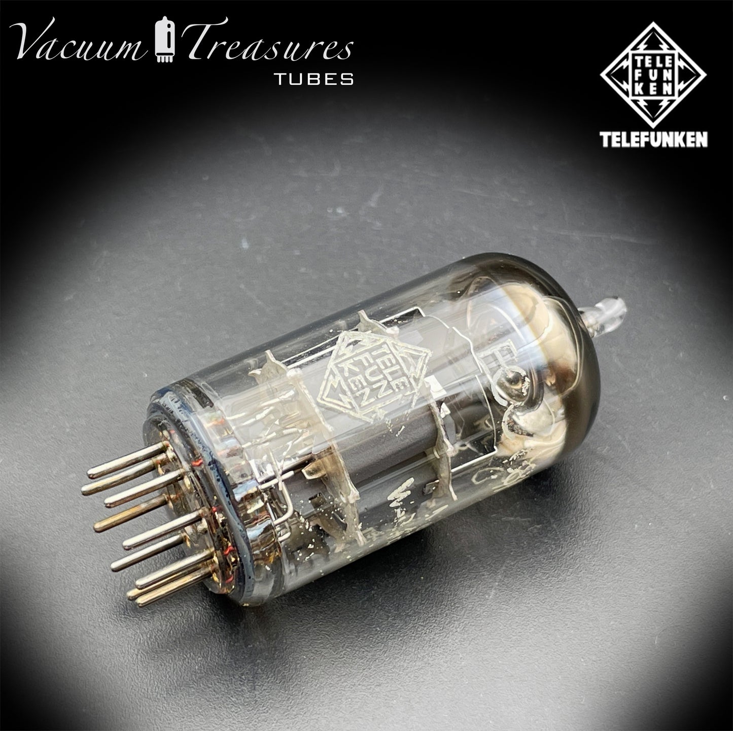 ECC88 6DJ8 TELEFUNKEN Diamond <> Bottom Tested Tube Made In Western Germany '62