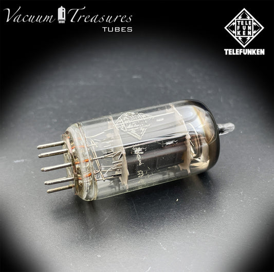 12AX7 / ECC83 NOS TELEFUNKEN Tested Tube - Ribbed Plates Diamond Bottom Made in Germany