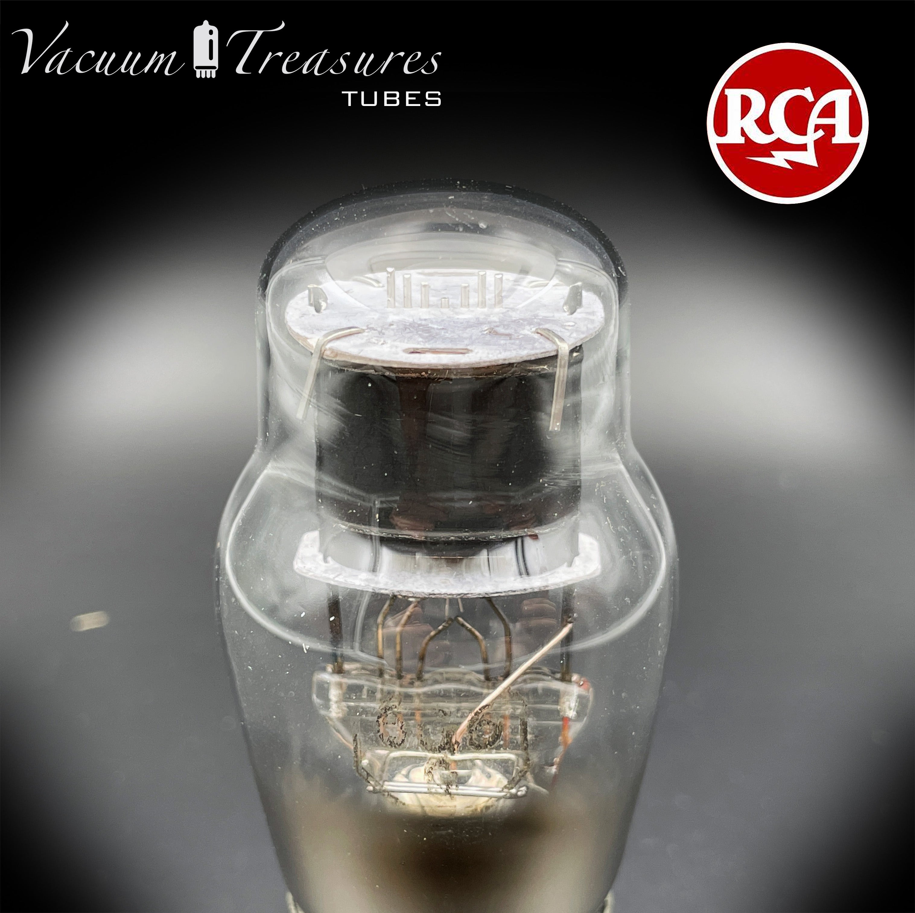 新品未使用？ 2本元箱付 RCA 6G6 G JAN CRC 米国製 6G6G = VT-198A = 6G6GT RCA NOS NIB Tested Tube Black Plates Square