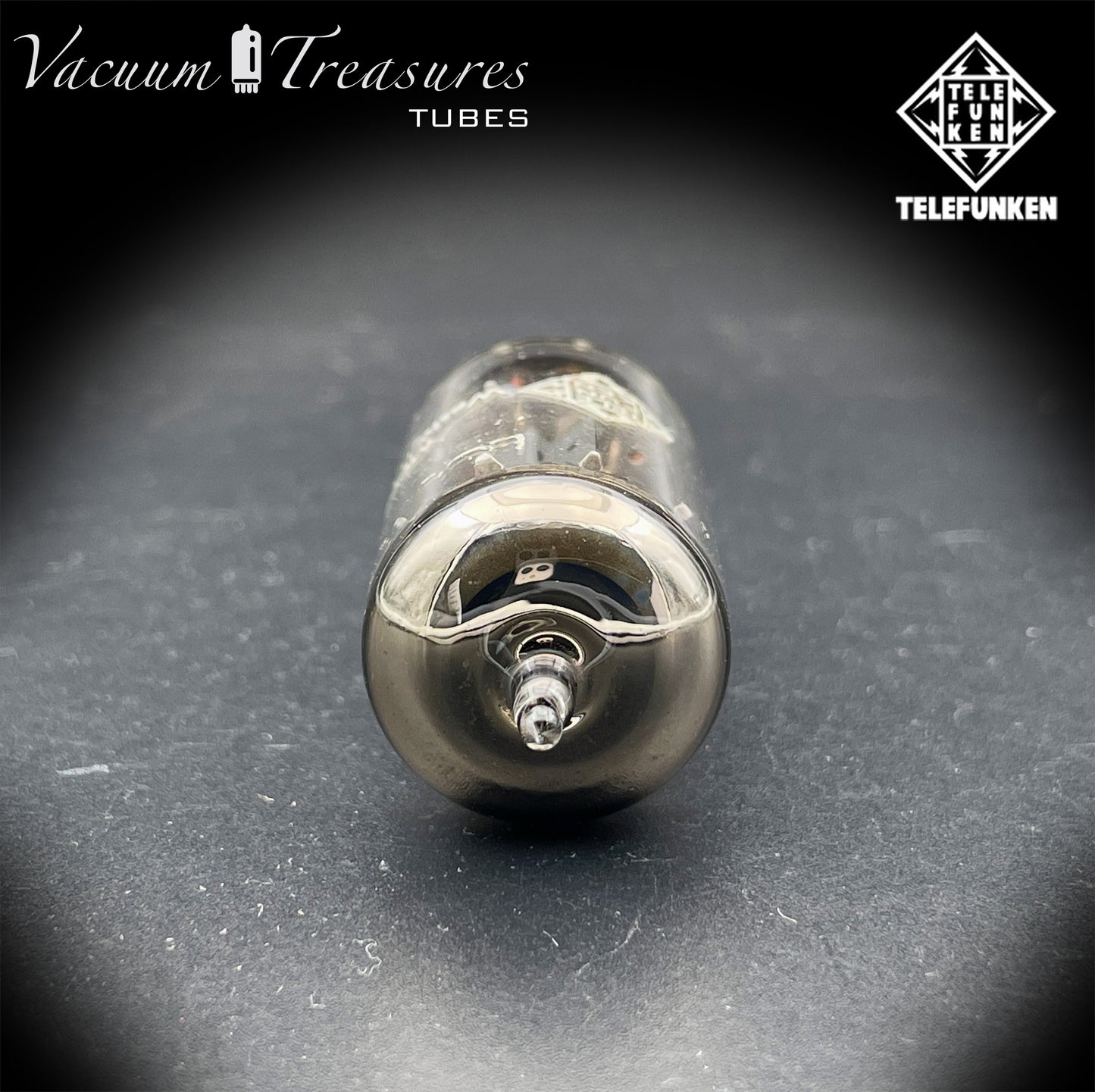 12AU7 / ECC82 TELEFUNKEN NOS Amplitrex Tested - Smooth Plates - ◊ Diamond Bottom - Made in West Germany