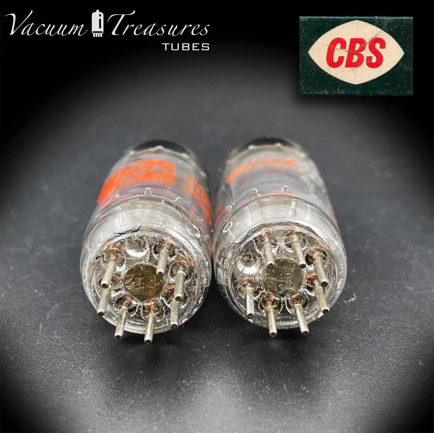 6AU6A ( EF94 6J4 ) NOS NIB GE for CBS Gray Plates Square Getter Tested Tube MADE IN USA '61