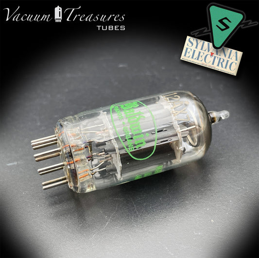12AX7 / ECC83 NOS Baldwin by SYLVANIA Long Gray Plates Halo Getter Tested Tube Made in USA '61