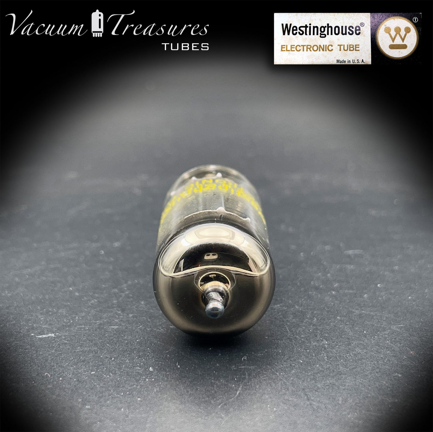 12BH7A WESTINGHOUSE NOS NIB Gray Plates Horse Shoe Getter USA 1963 AMPLITREX Tested