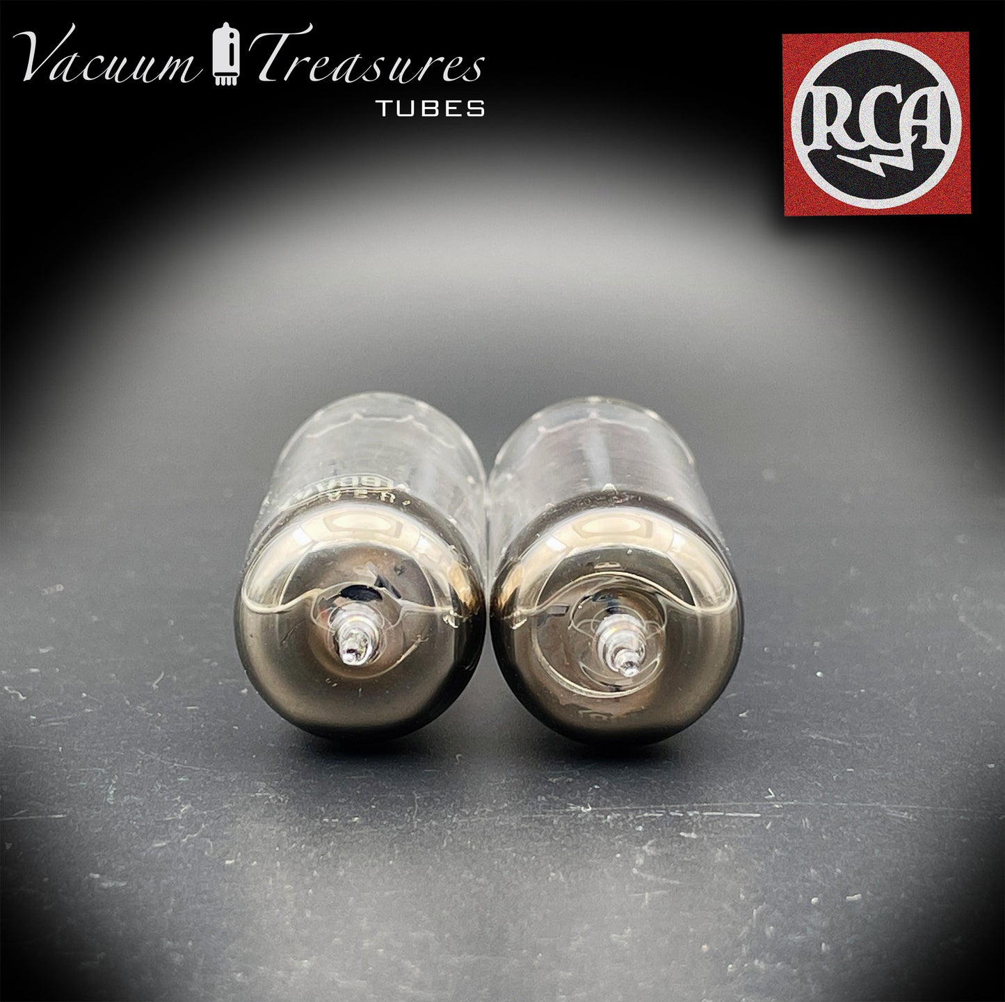 6CA4 ( EZ81 ) NOS NIB RCA Gray Plates Halo Getter Matched Pair Tubes Rectifiers Made in USA '66