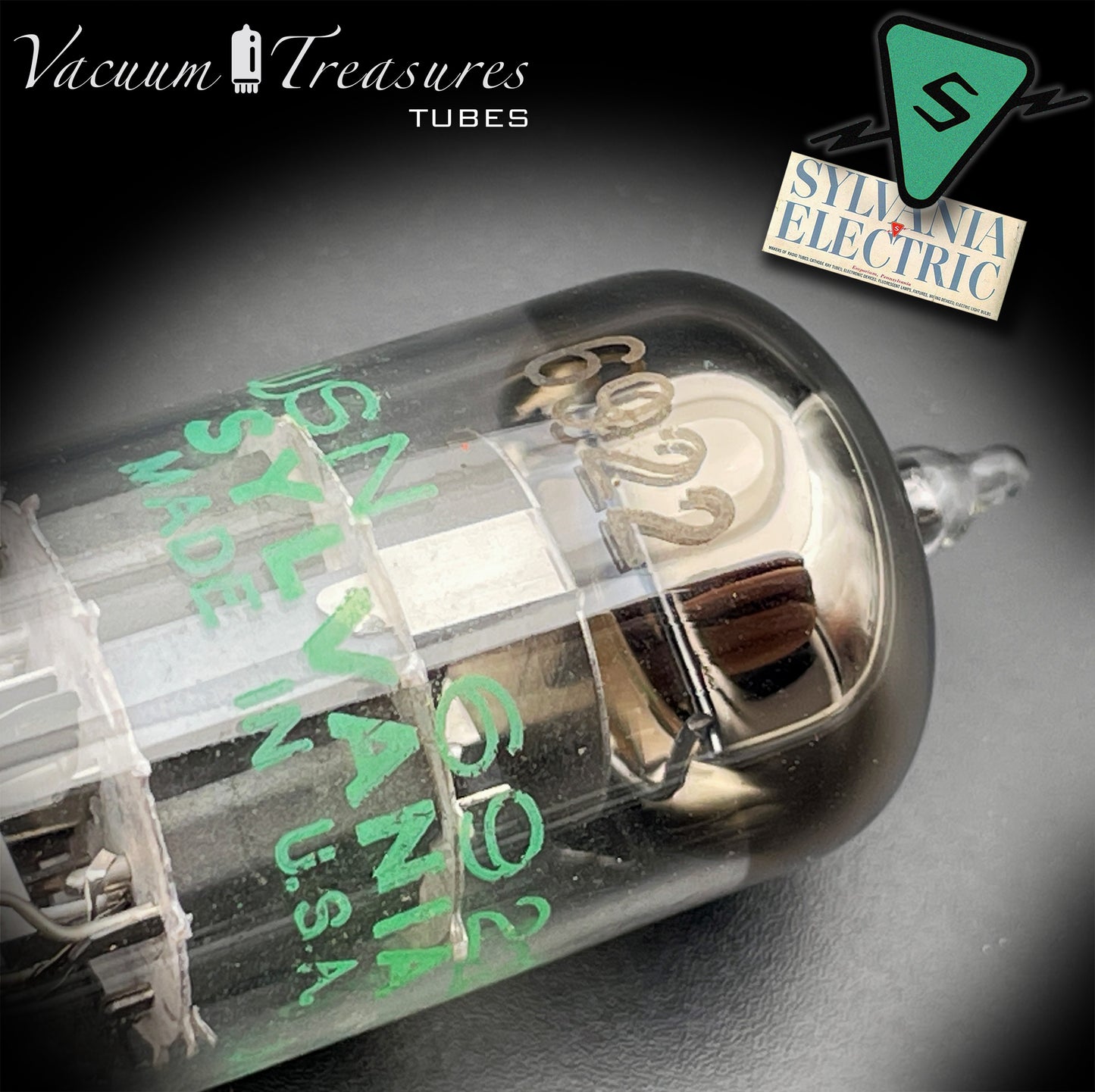 USN 6922 SYLVANIA USA Gold Pin – Horseshoe Getter – 1962 – Military Grade – Amplitrex Tested – STRONG