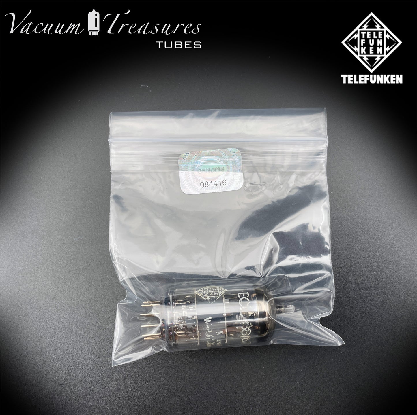 ECC88 6DJ8 TELEFUNKEN Diamond <> Bottom Tested Tube Made In Western Germany '62