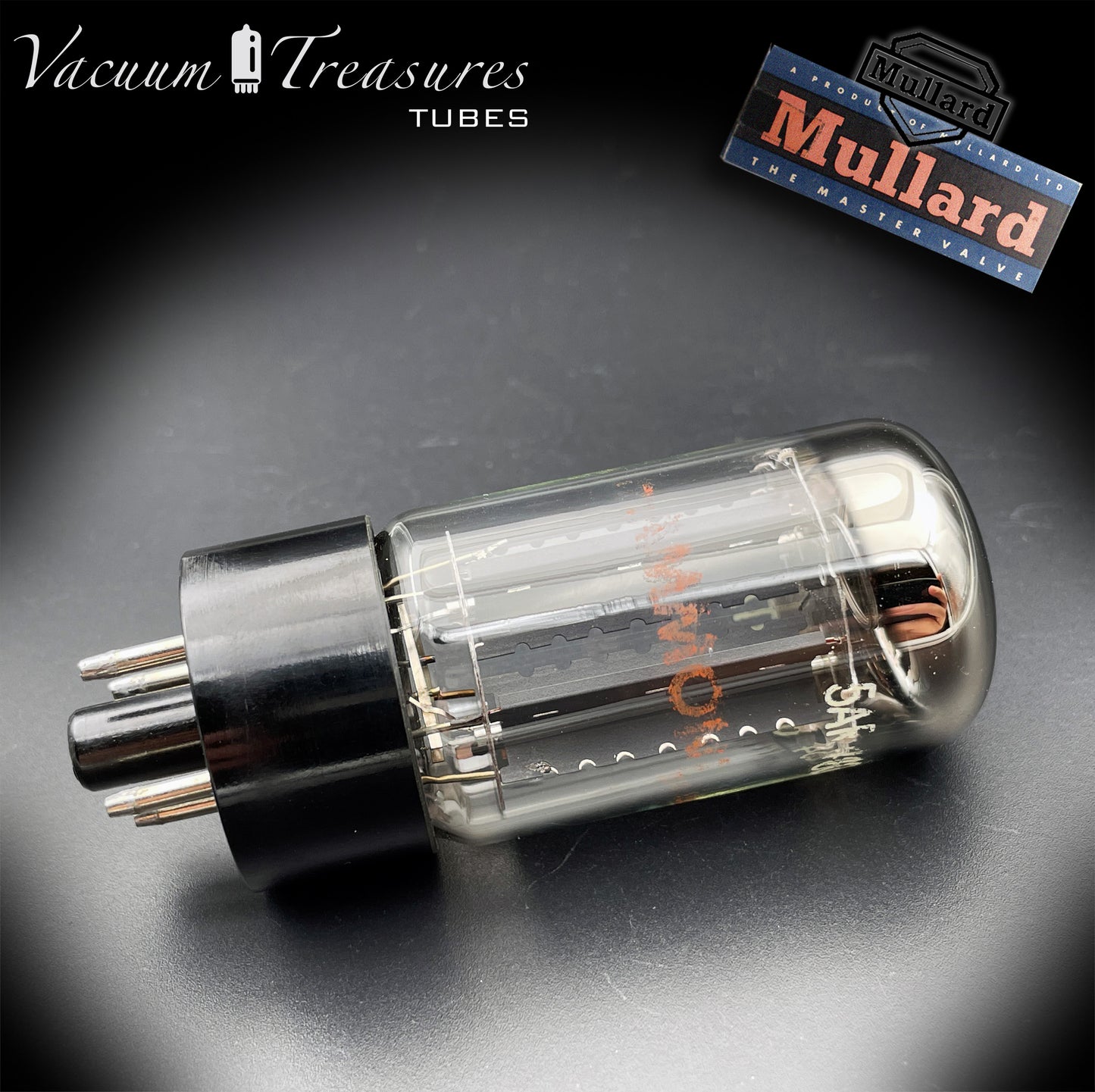 5AR4 ( GZ34 ) NOS MULLARD for HAMMOND, Blackburn plant, 7 Notch Copper Plates, Tested Tube Rectifier Made in GT. BRITAIN