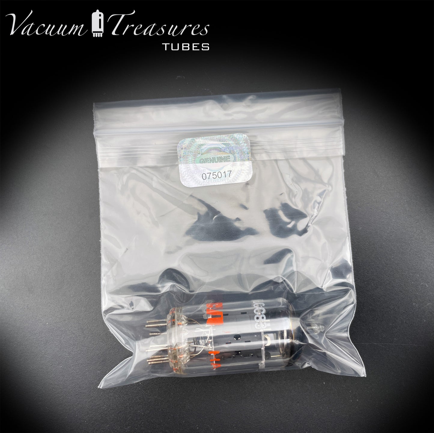 12AX7 / ECC83 NOS RCA by MULLARD – Short Gray Plates – Halo Getter – Made in GT. BRITAIN