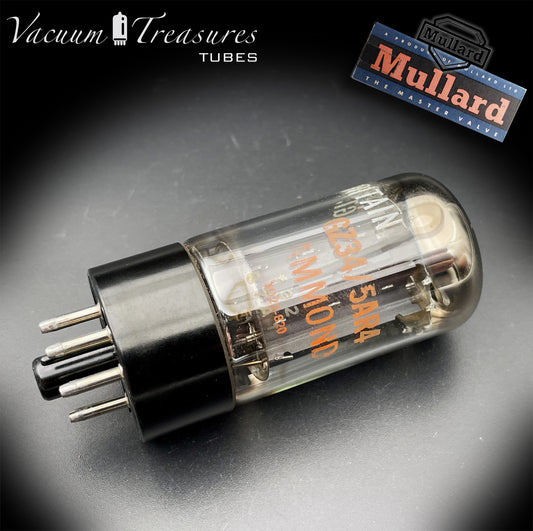 GZ34 / 5AR4 MULLARD NOS Brand Hammond Blackburn f32 – 4 Notches – Made in Great Britain '67