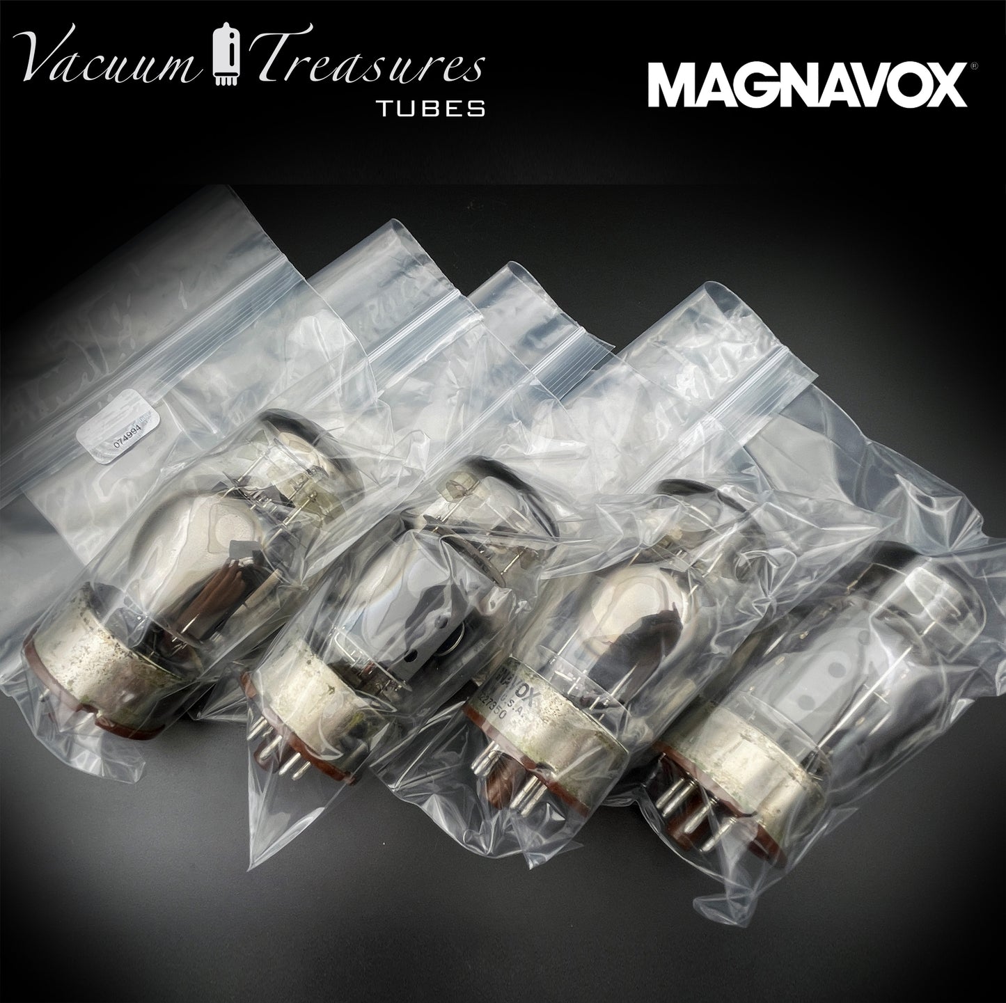 6550 MAGNAVOX by TUNG-SOL Type 2 – 4th Generation - AMPLITREX Matched Quad - Made in USA