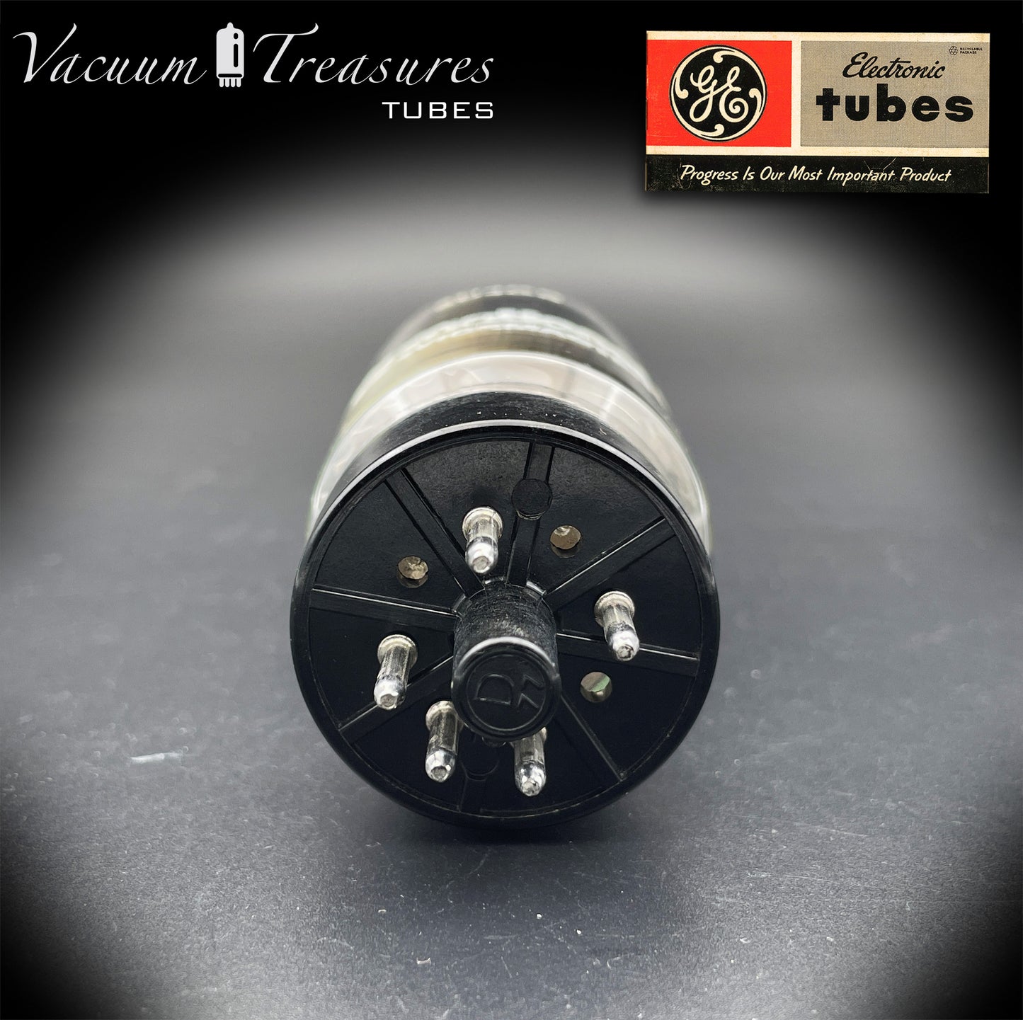 5U4 GB  5AS4A GE/International NOS NIB Gray Plates Side Square Getter Tested Tube Rectifier Made in USA