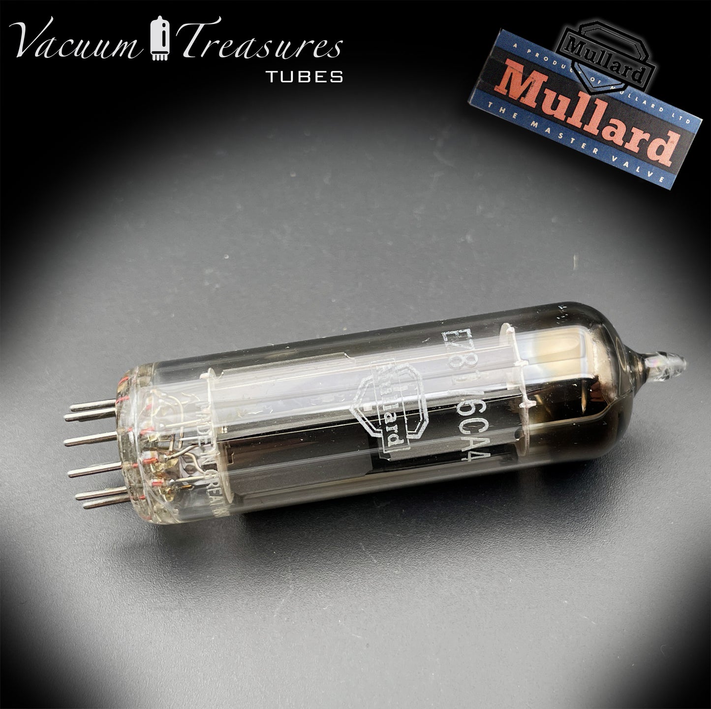 6CA4 ( EZ81 ) MULLARD NOS NIB Blackburn Square Getter Tube Rectifier Made in GT. BRITAIN '50s