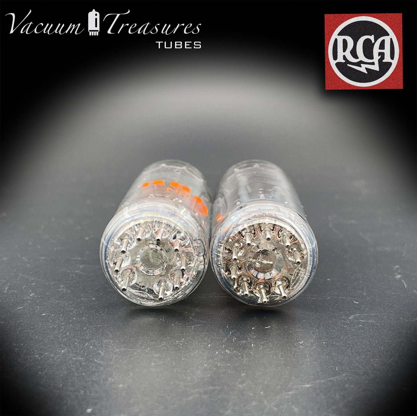 6CA4 ( EZ81 ) NOS NIB RCA Gray Plates Halo Getter Matched Pair Tubes Rectifiers Made in USA '66